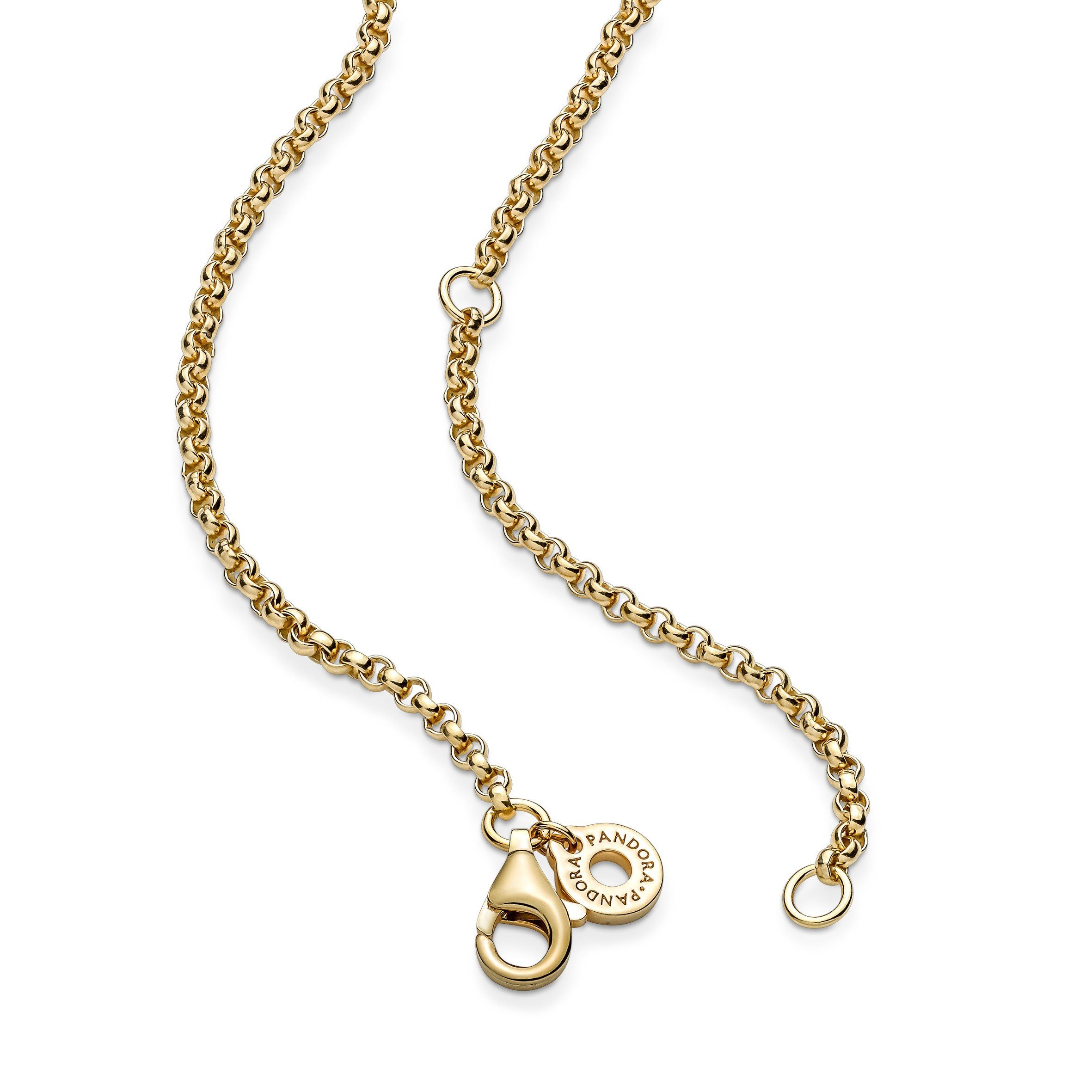 Pandora Kette mit Anhänger Pandora Rolokette 369260C00-60 vergoldet