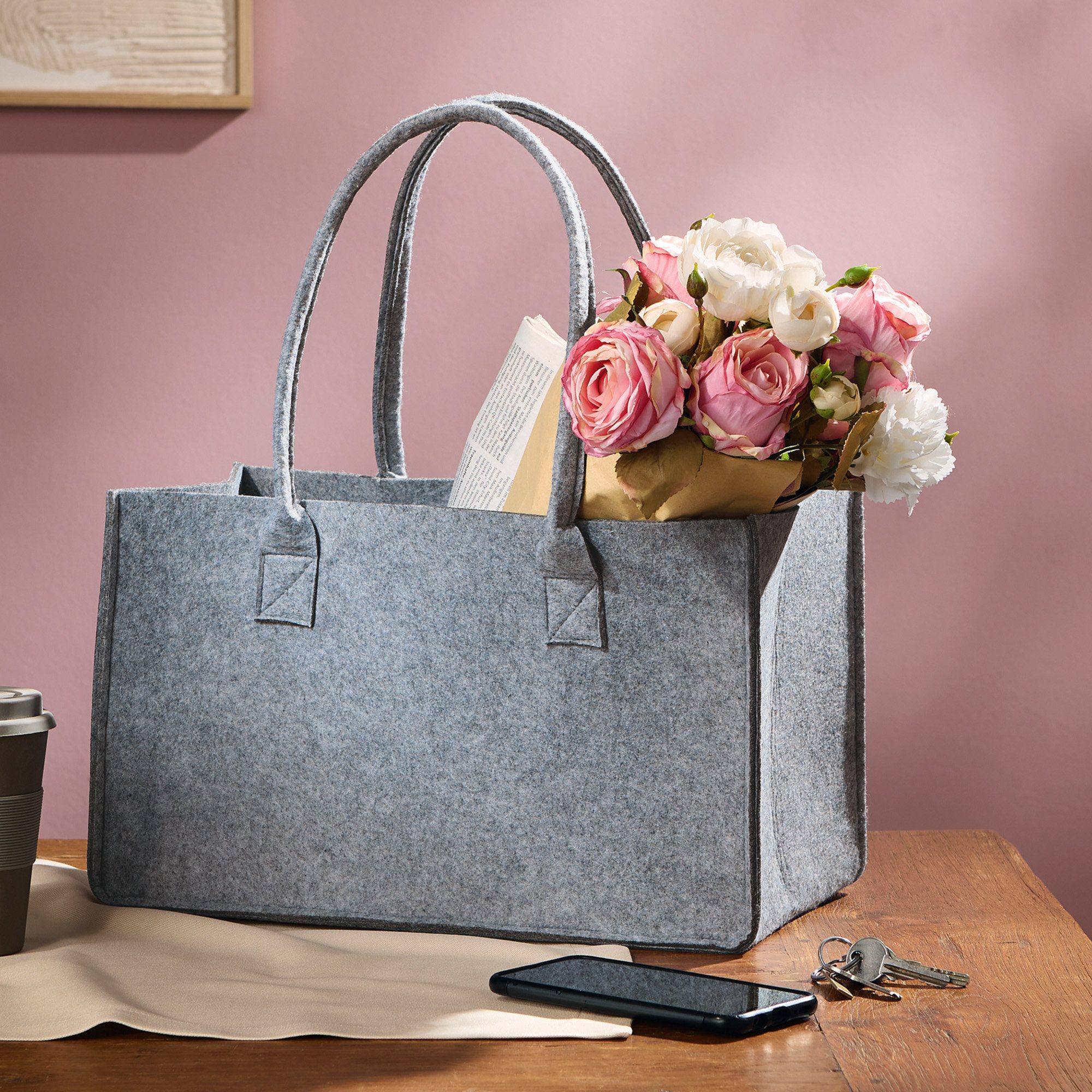 Tragetasche Filztasche, Uni