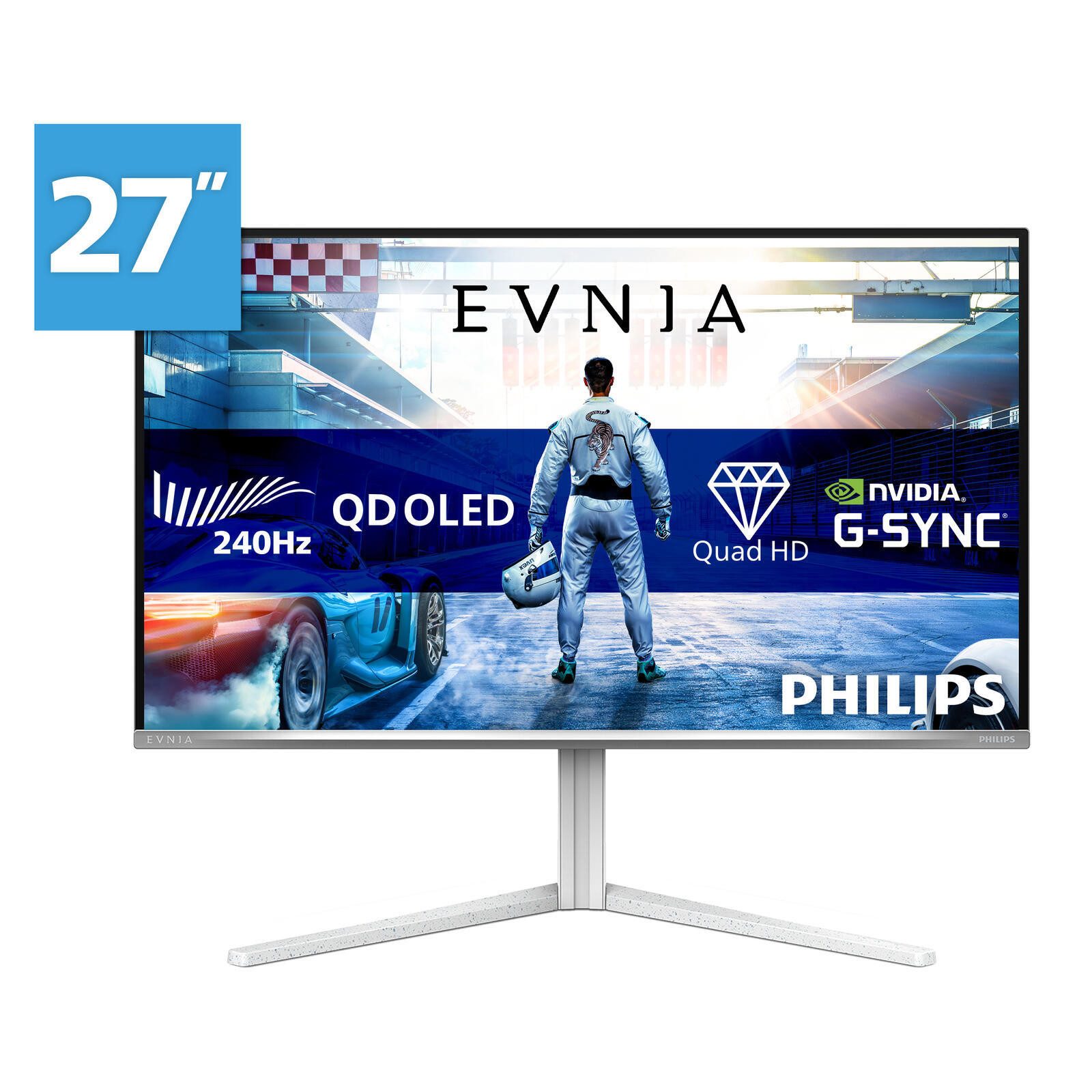 Philips 27M2N6501L/00 Gaming-LED-Monitor (2560 x 1440, 0,03 ms Reaktionszeit, 240 Hz, OLED)