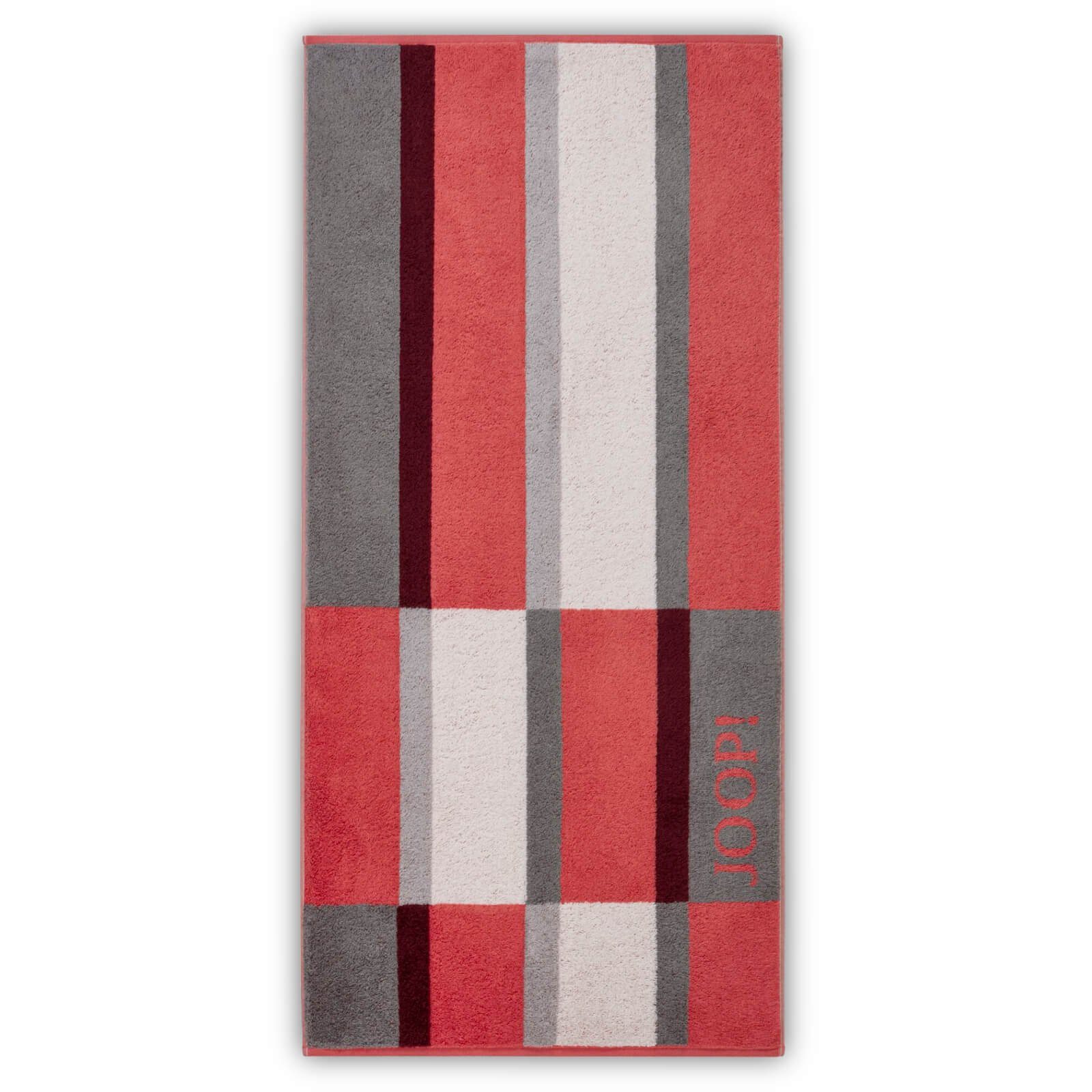 JOOP! Handtuch Handtuch Shades Checked Coral 1688 22, Walkfrottier (1-St), günstig online kaufen