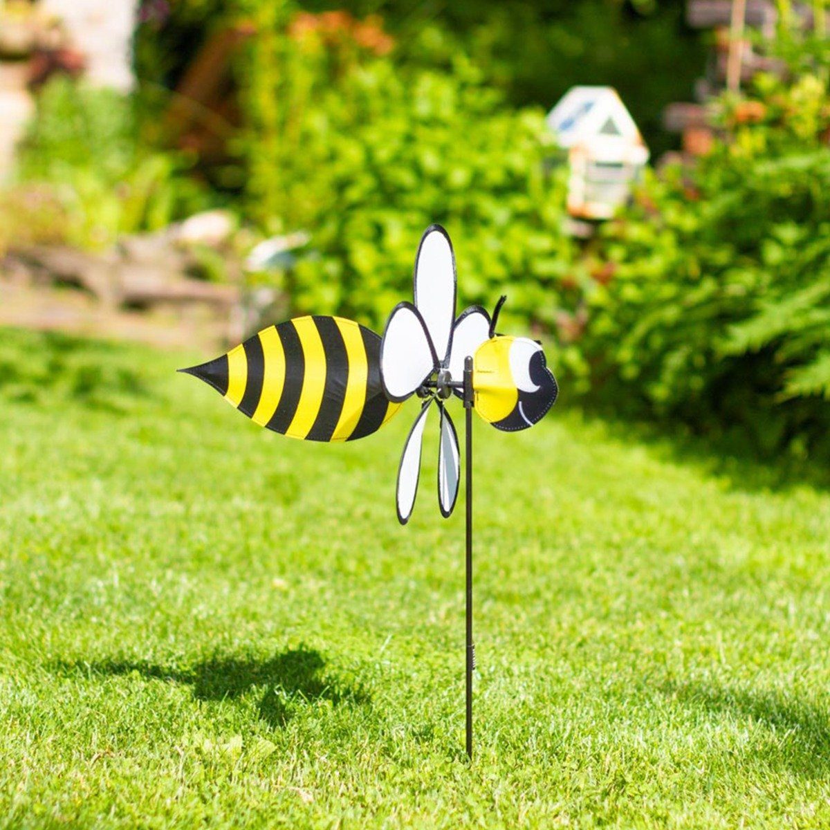 HQ Windspiel Windspiel HQ Spin Critter Bee Gartendeko Windrad Windfahne, zauberhaftes Design, tolle Formen und Farben