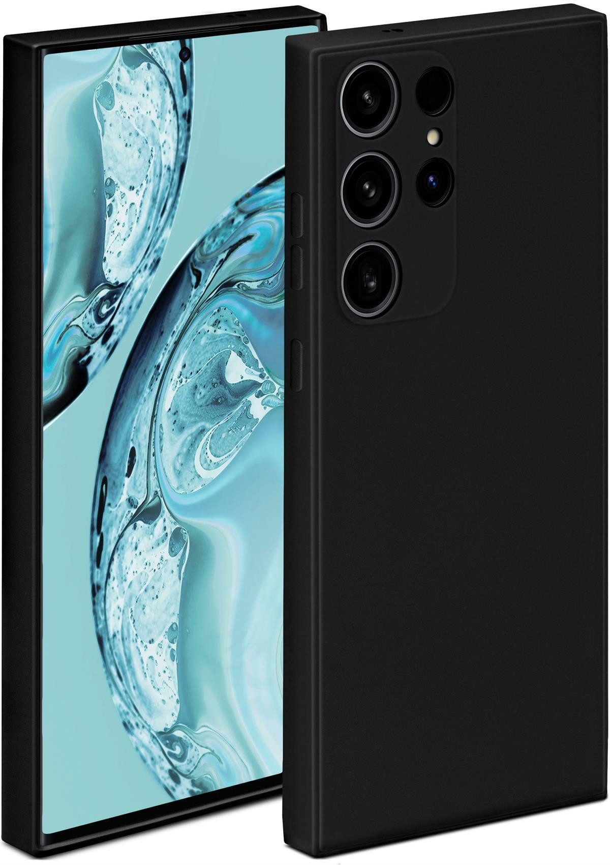 ONEFLOW Handyhülle ONEFLOW® Soft Case für Samsung Galaxy S24 Ultra, Hülle aus Silikon, Back Cover mit Kameraschutz, weiche Silikonhülle