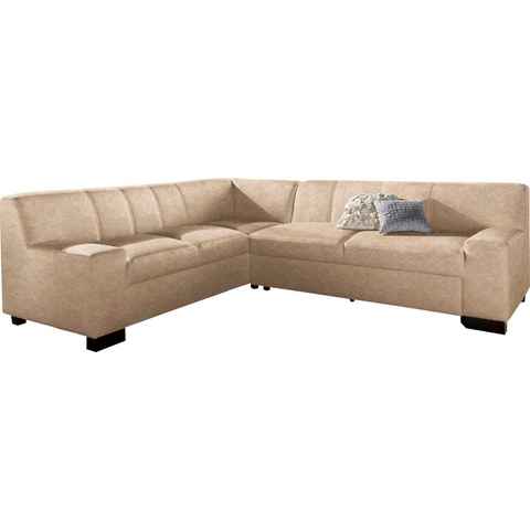 DOMO collection Ecksofa Norma L-Form, wahlweise mit Bettfunktion
