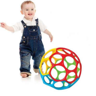 SOTOR Rasselball Baby-Handgreifball, Lochball, Rasselball, Greifberührung, Baby-Greifball, Sensorisches Spielzeug für Babys, 2 Stück