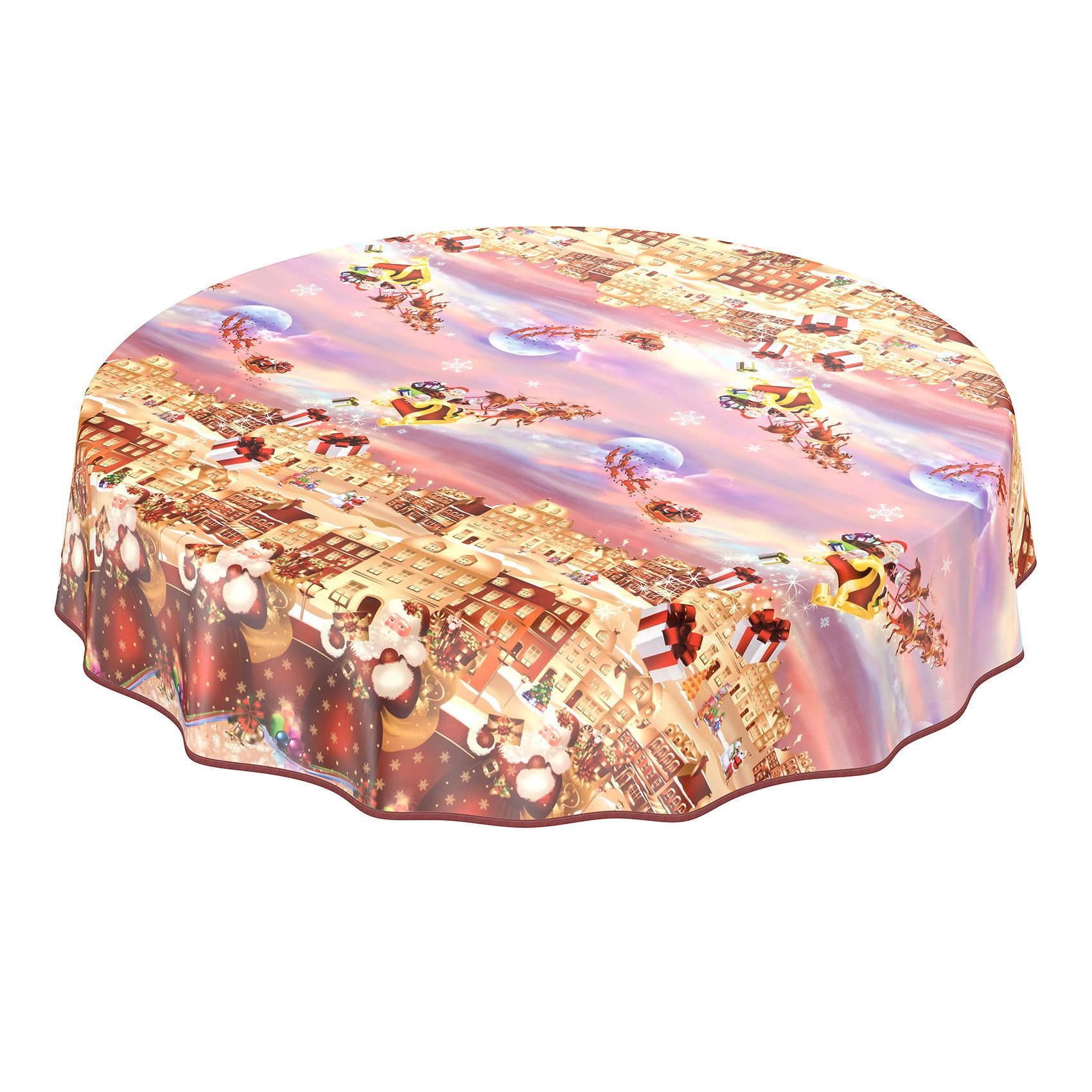 ANRO Tischdecke Wachstuchtischdecke Gartentischdecke Wachstischdecke (Einze günstig online kaufen