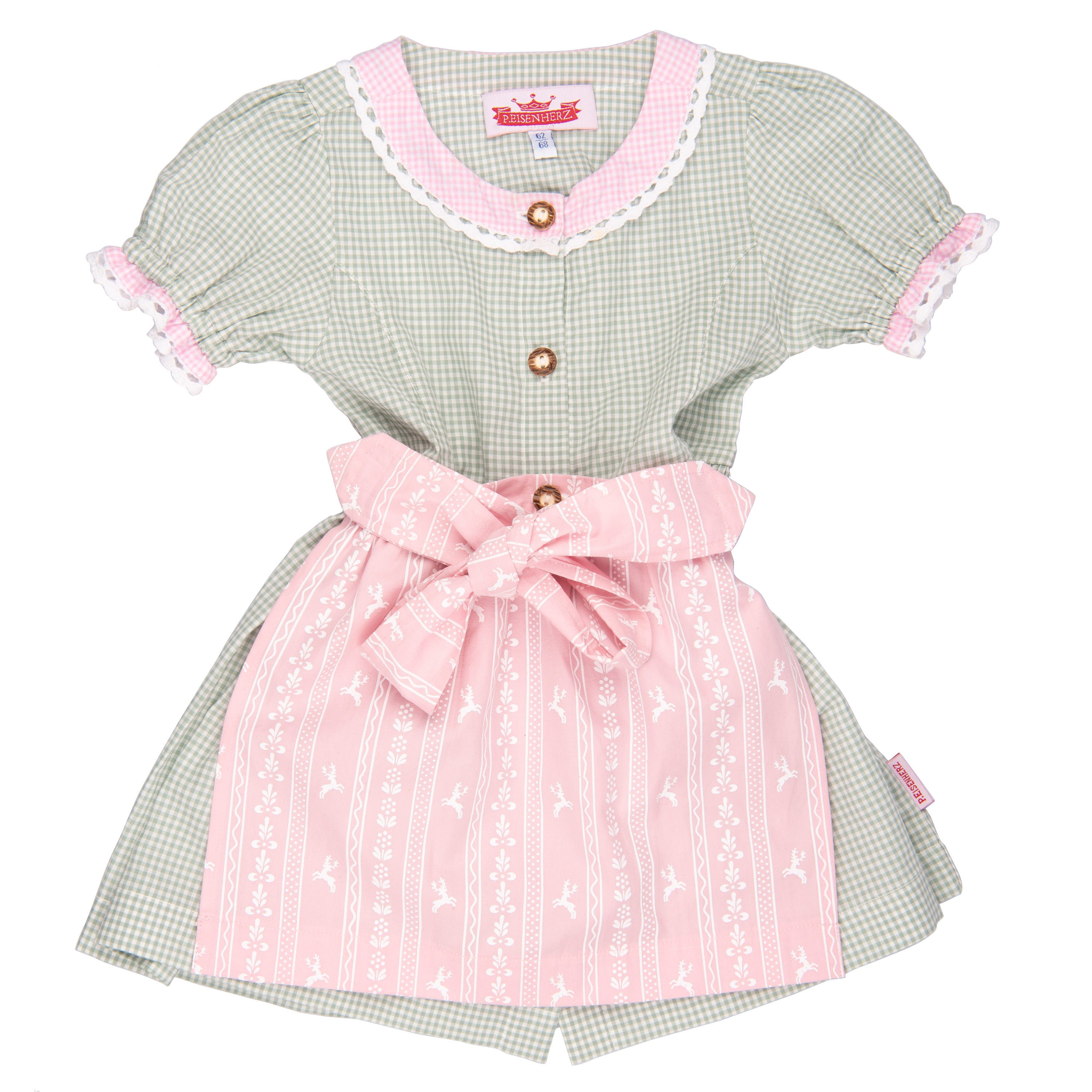 P.Eisenherz Trachtenkleid Dirndl mit Schürze