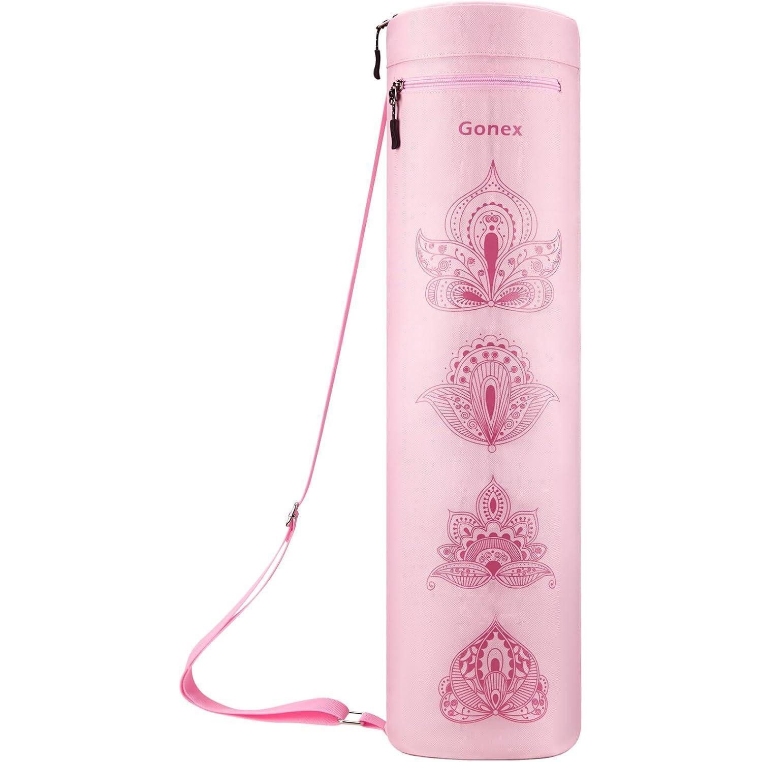 LuxusKollektion Yogatasche Yogatasche Yogamatte wasserdicht Schultergurt Rosa Paisley