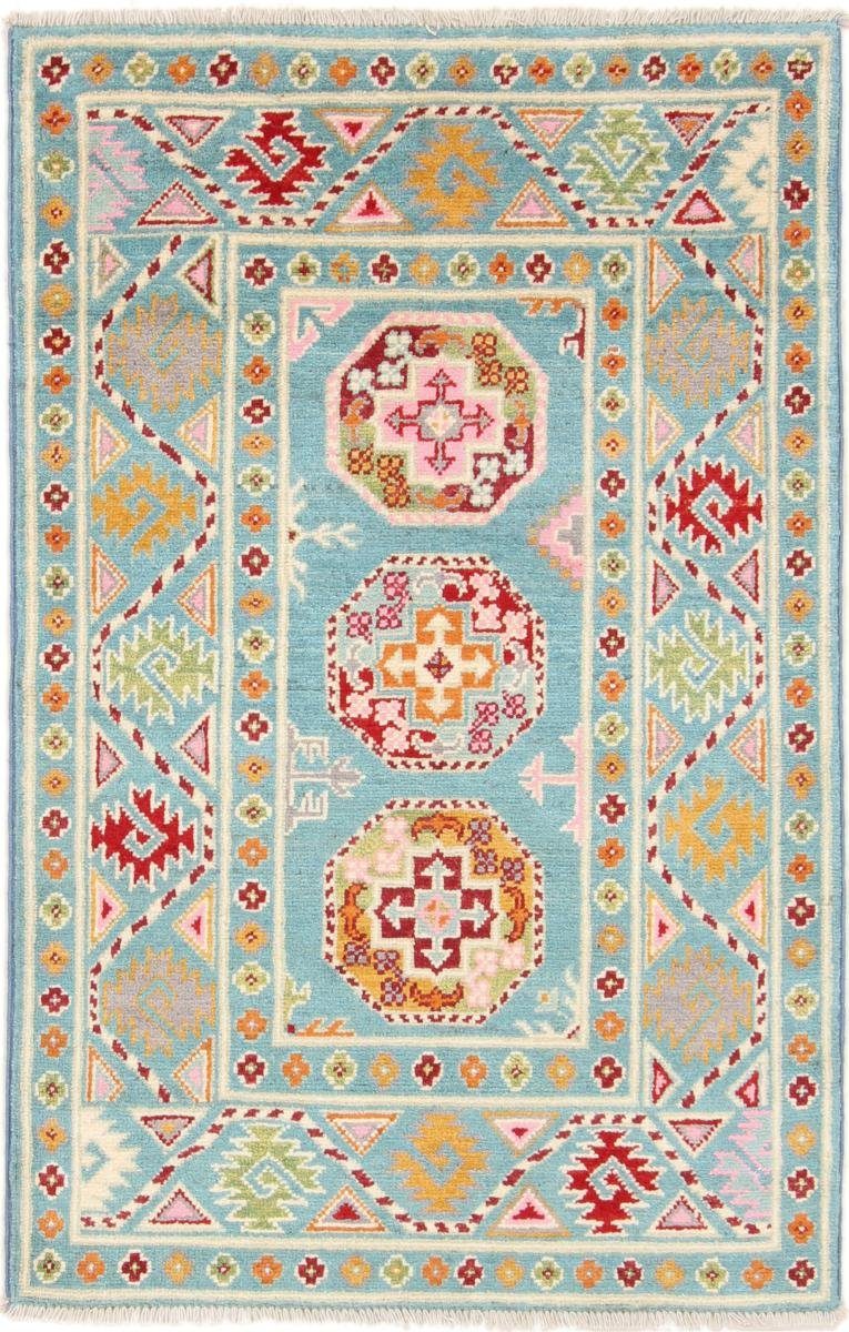 Orientteppich Kazak 79x123 Handgeknüpfter Orientteppich, Nain Trading, rechteckig, Höhe: 5 mm