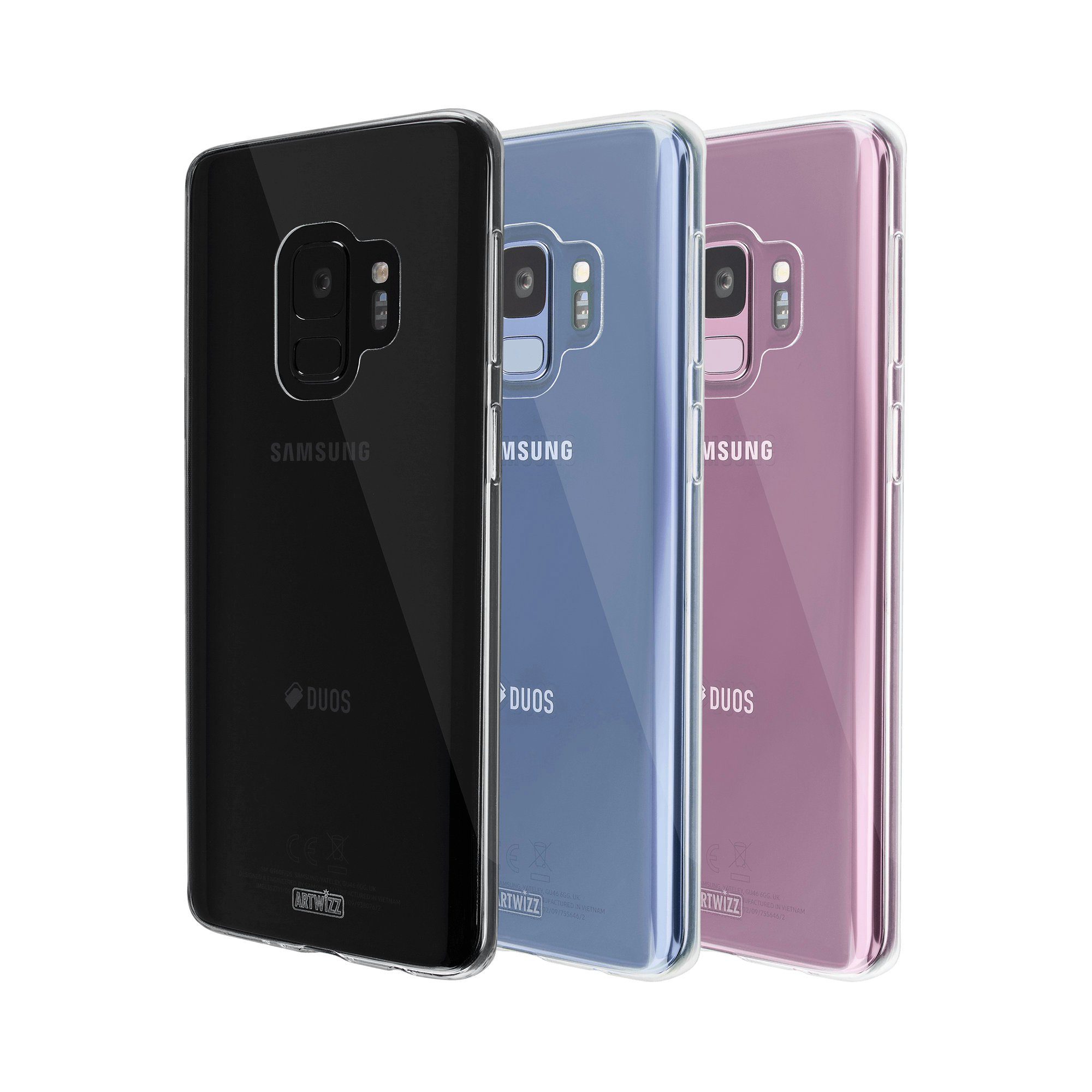 Artwizz Smartphone-Hülle Artwizz NoCase - Artwizz NoCase - Ultra dünne, elastische Schutzhülle aus TPU für Galaxy S9, Transparent