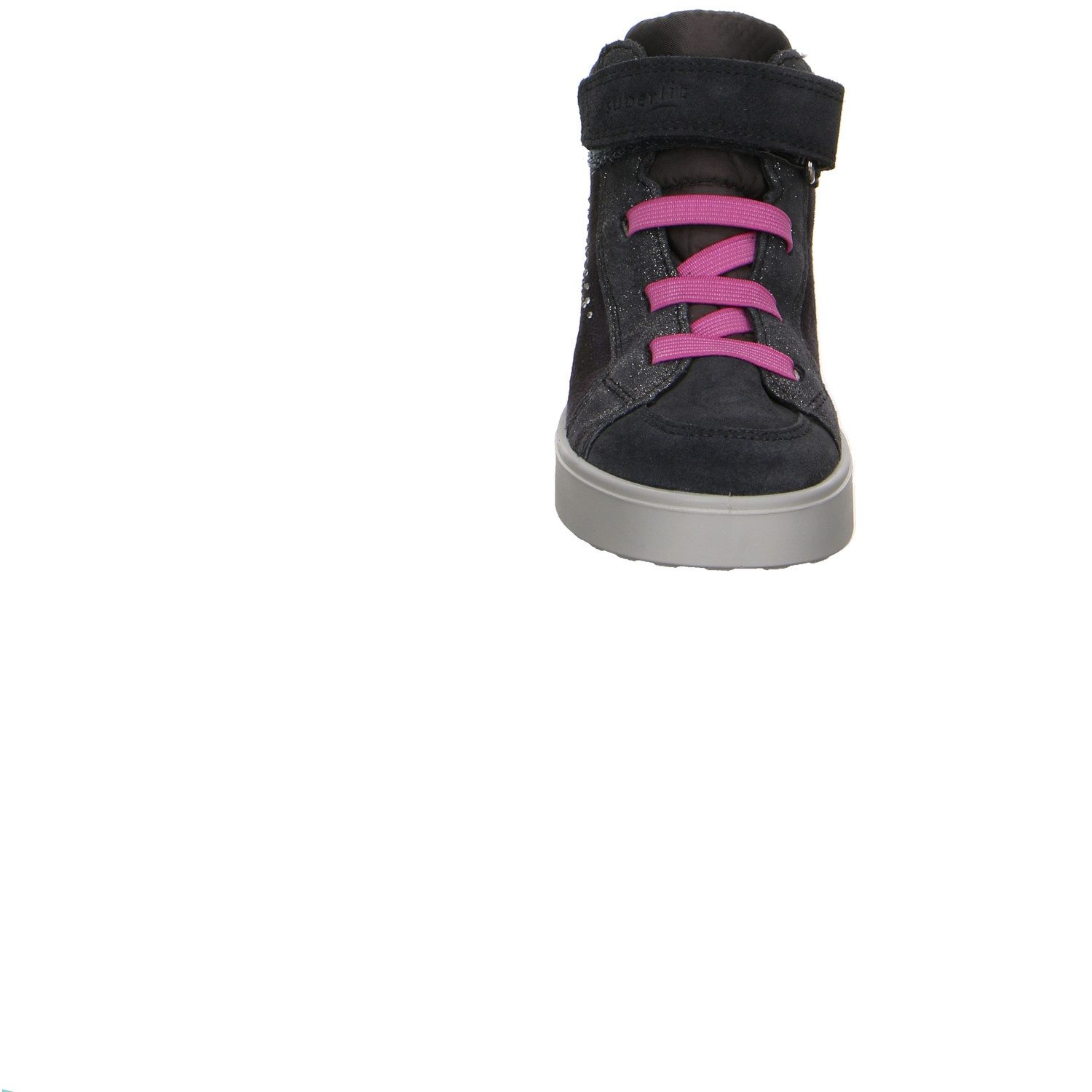 Superfit Superfit Stella Velour Klettstiefel Winter Mädchen grau Winterstiefelette – Bild 3 von 5
