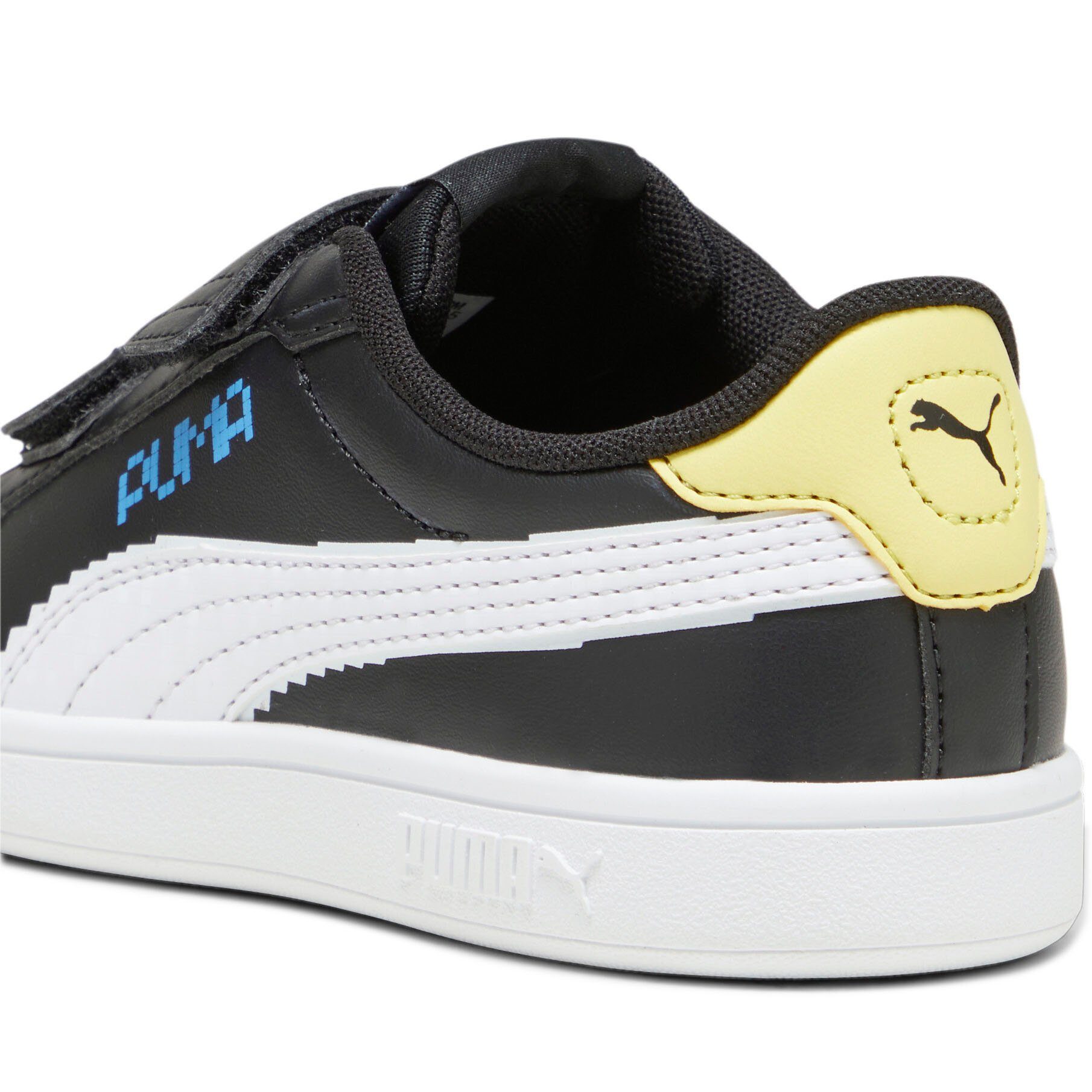 PUMA L Meringue PLAY LET'S 3.0 Sneaker PS Blue-Lemon White-Regal PUMA SMASH Black-PUMA V