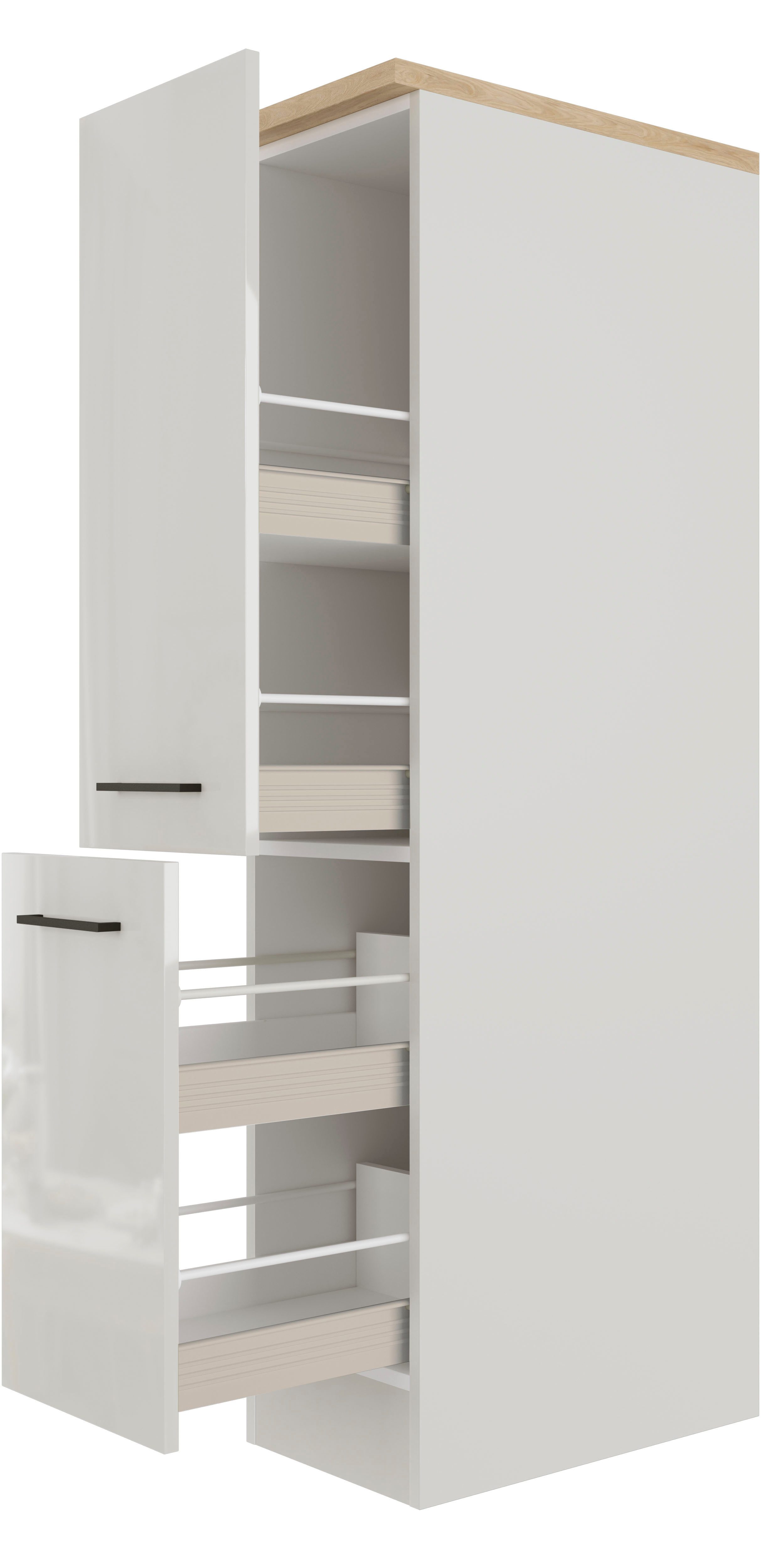 Flex-Well Apothekerschrank Lund (B x H x T) 30 x 161 x 57 in Highboardhöhe