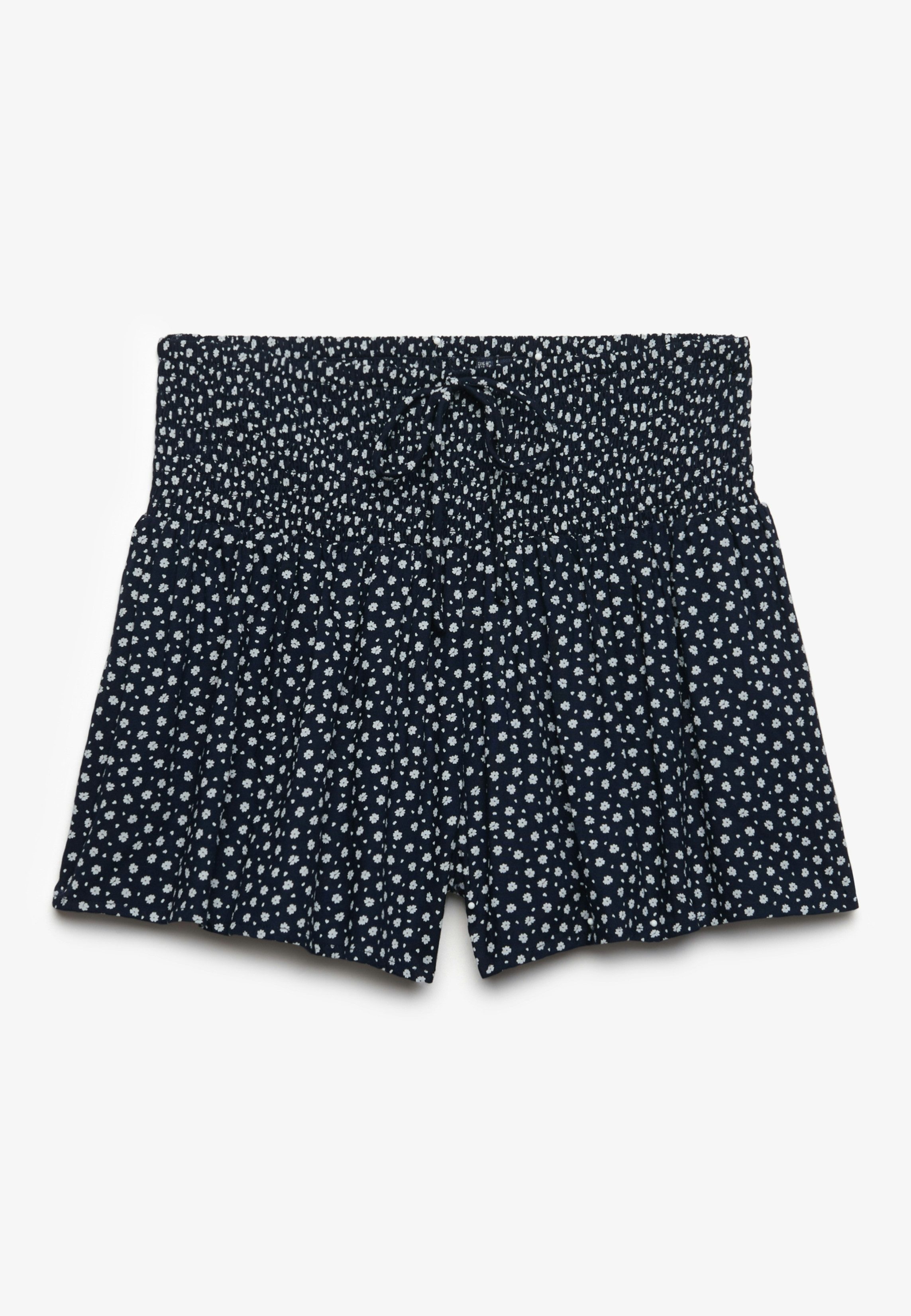 Superdry Shorts PRINTED MINI SMOCKED SHORTS