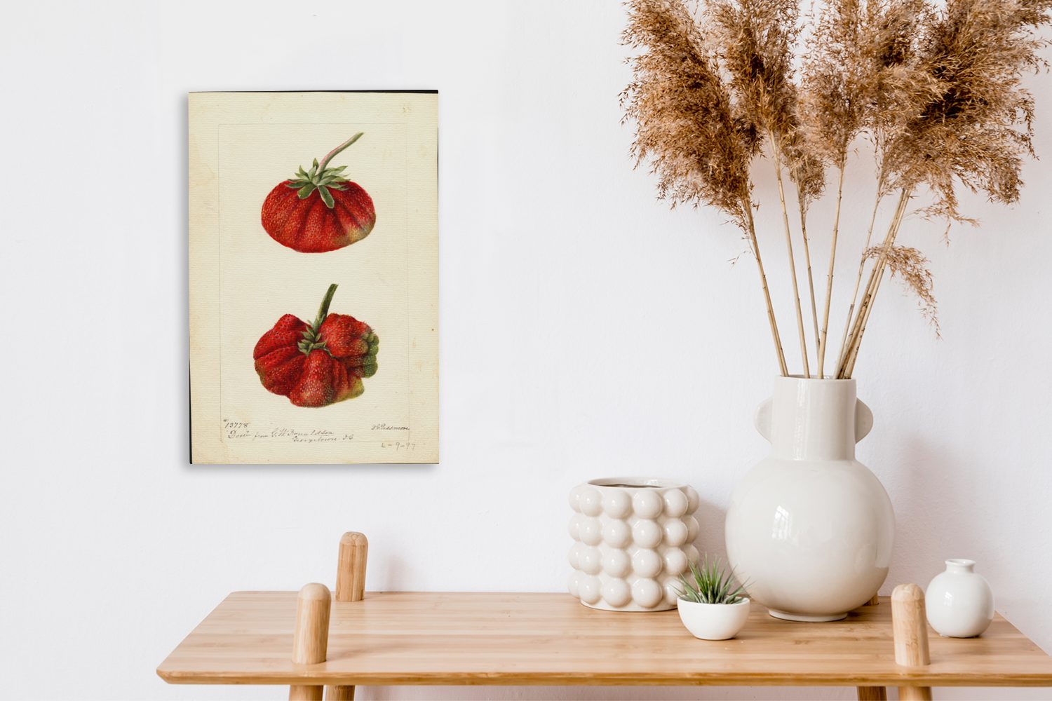 Passmore, 20x30 Leinwandbild von Gemälde Deborah - Zackenaufhänger, bespannt Erdbeere fertig Tau, Gemälde, Leinwandbild (1 St), OneMillionCanvasses® inkl. cm Griscom