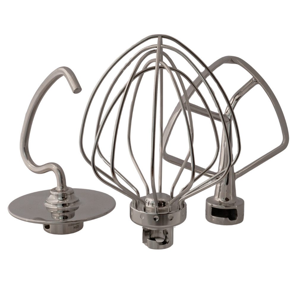 TschimmHook Flachrührer Tschimm Set Kitchen Royale Flachrührer+Knethaken+Schneebesen KI