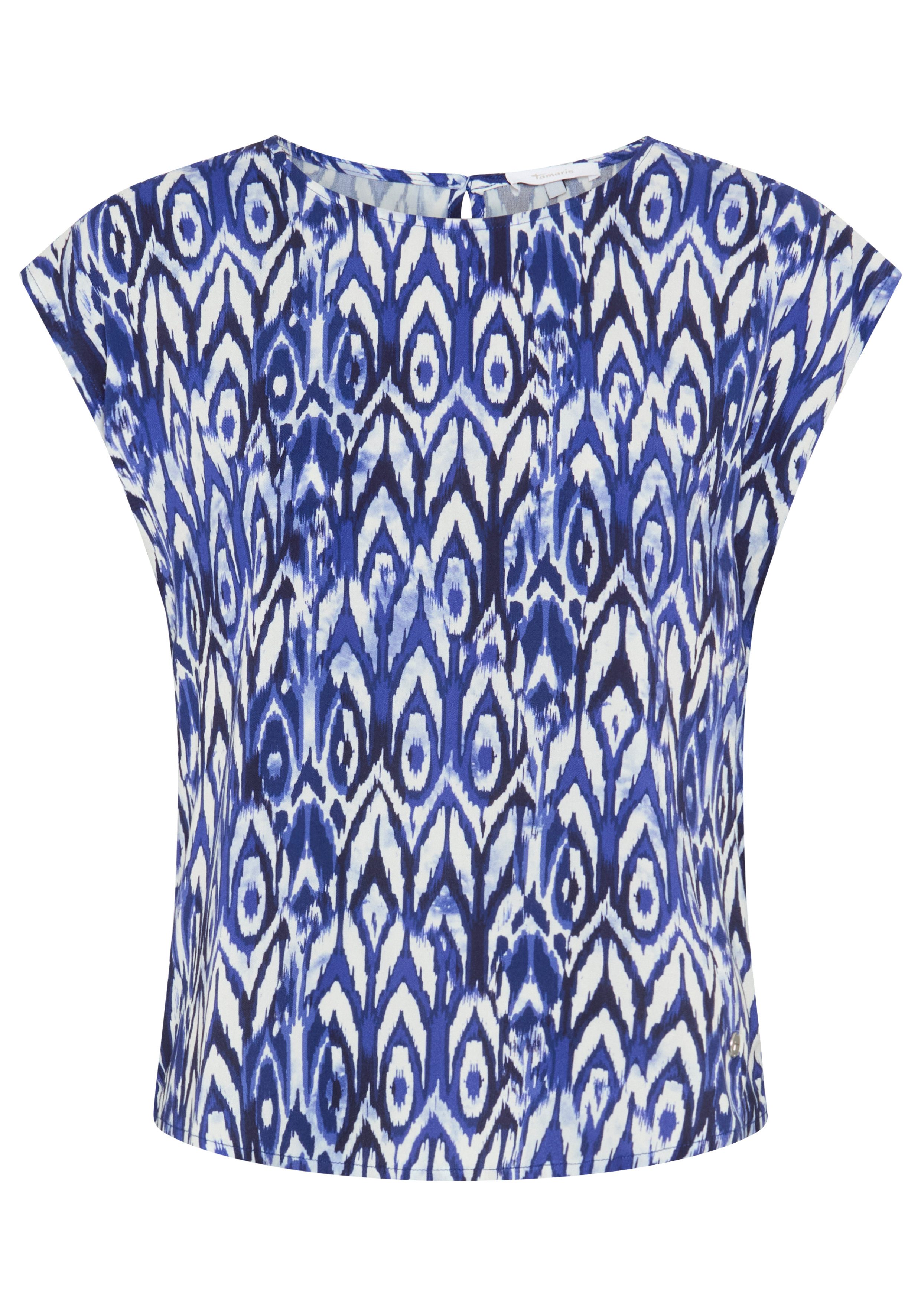 Shirtbluse mit lässigem Schnitt, aus fließender Viskose-Qualität