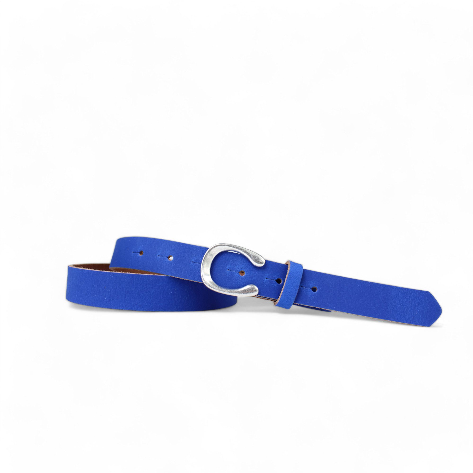 FRONHOFER Поясные ремни 19182 (1-St) modischer Damengürtel, 2,2 cm, Hufeisen Form, echt versilbert