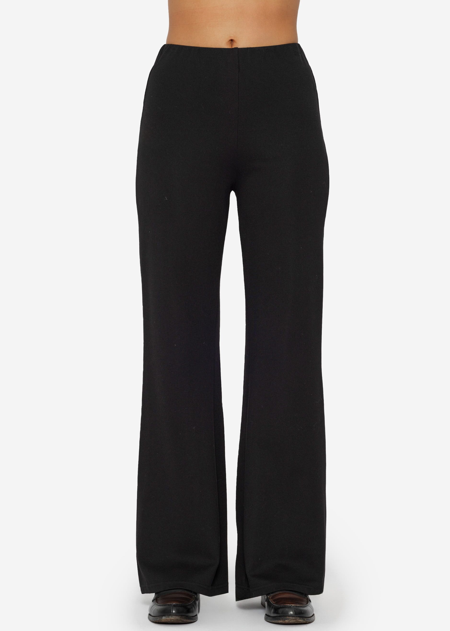 SASSYCLASSY Stoffhose Figurbetonende Highwaist-Hosen Damen Schwarz günstig online kaufen