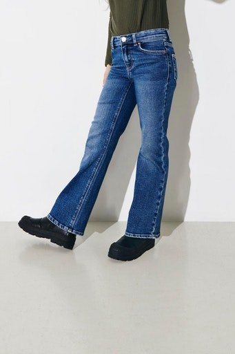 KIDS ONLY Bootcut-Jeans KOGJUICY WIDE LEG DNM CRO557 NOOS, Jeans von ONLY  KIDS