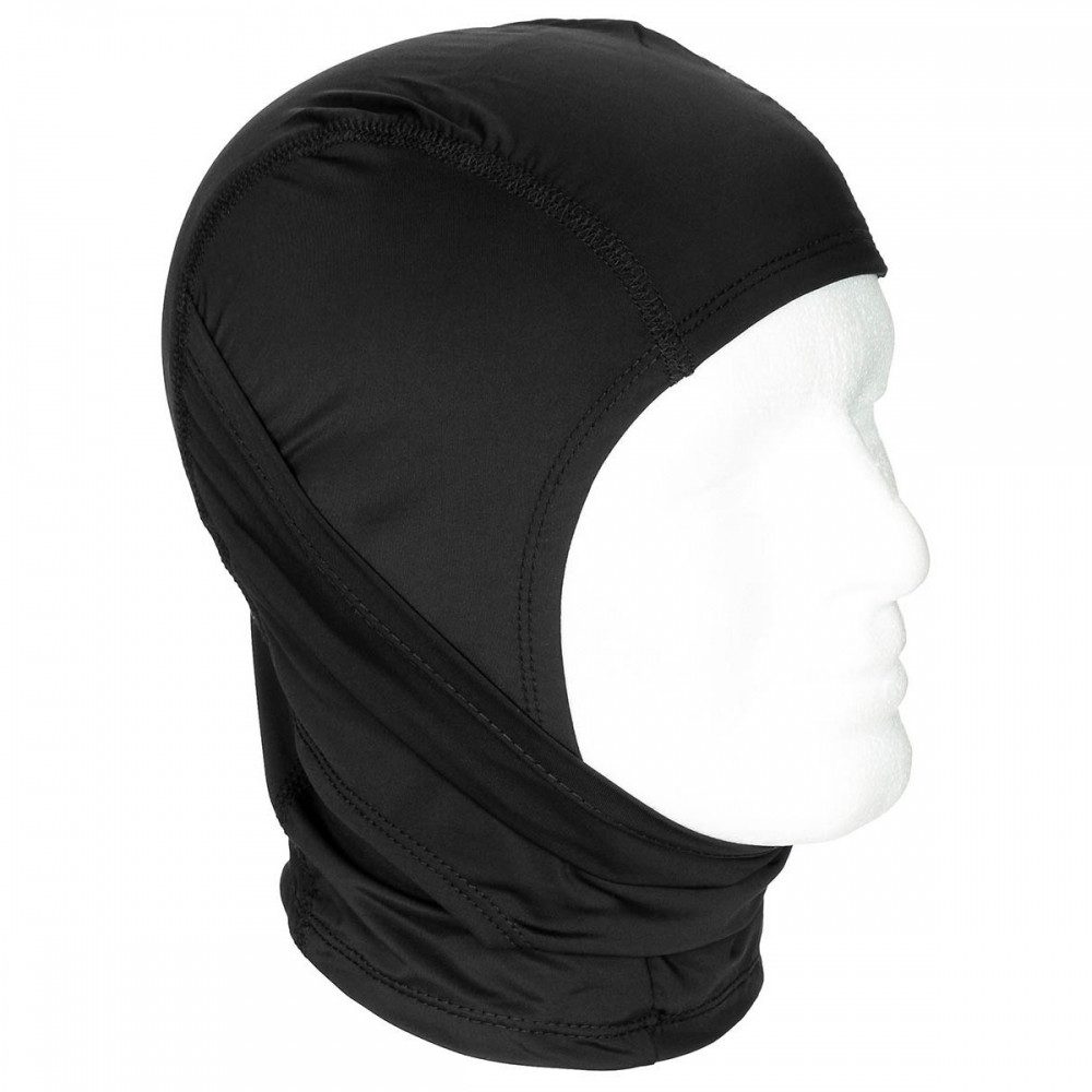 MFH Sturmhaube MFH Balaclava, dünn, schwarz, 100 % Elasthan, für Outdoor. Wasserfest und stoßfest