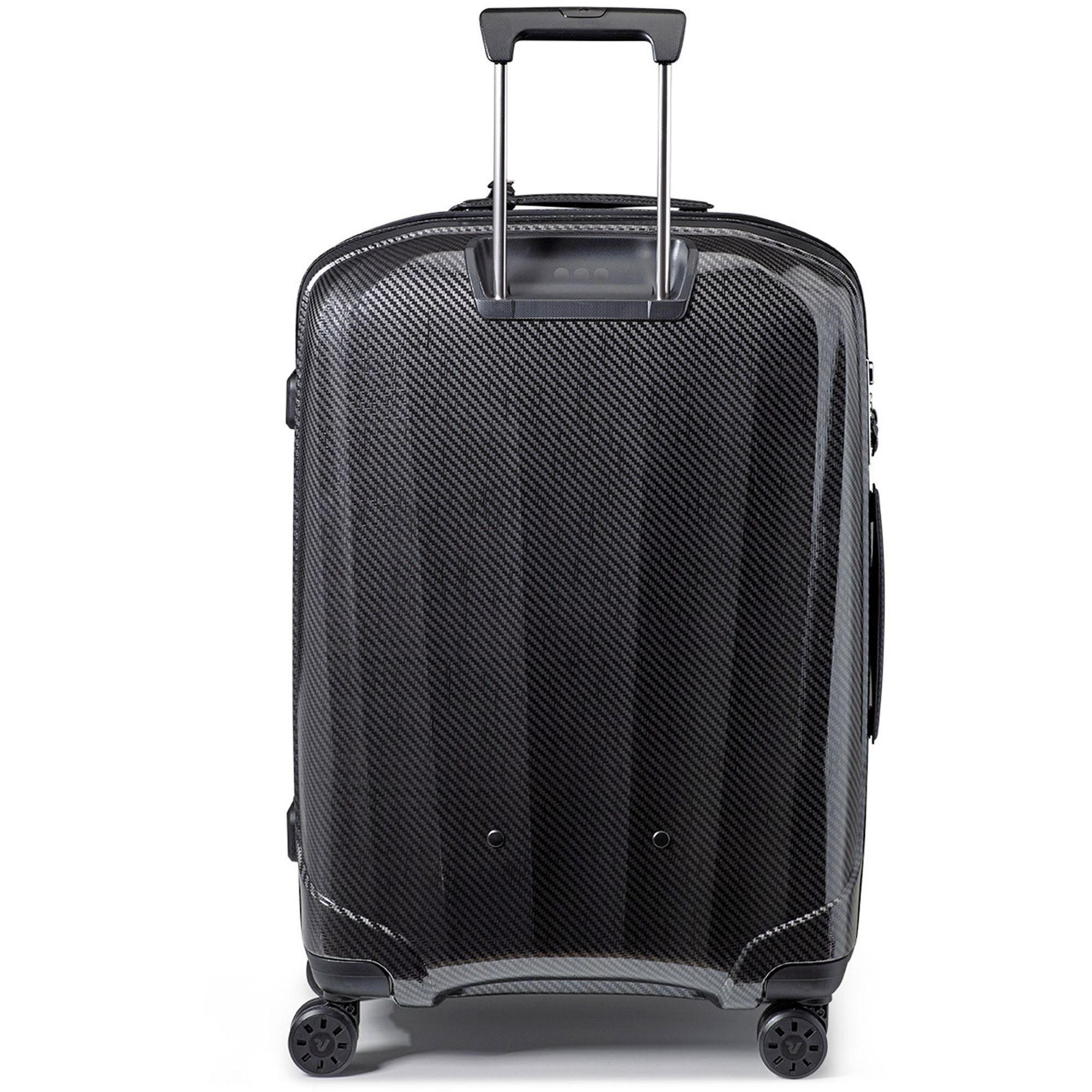 RONCATO Hartschalen-Trolley We Are, 4 nero-grafite Rollen, Polypropylen