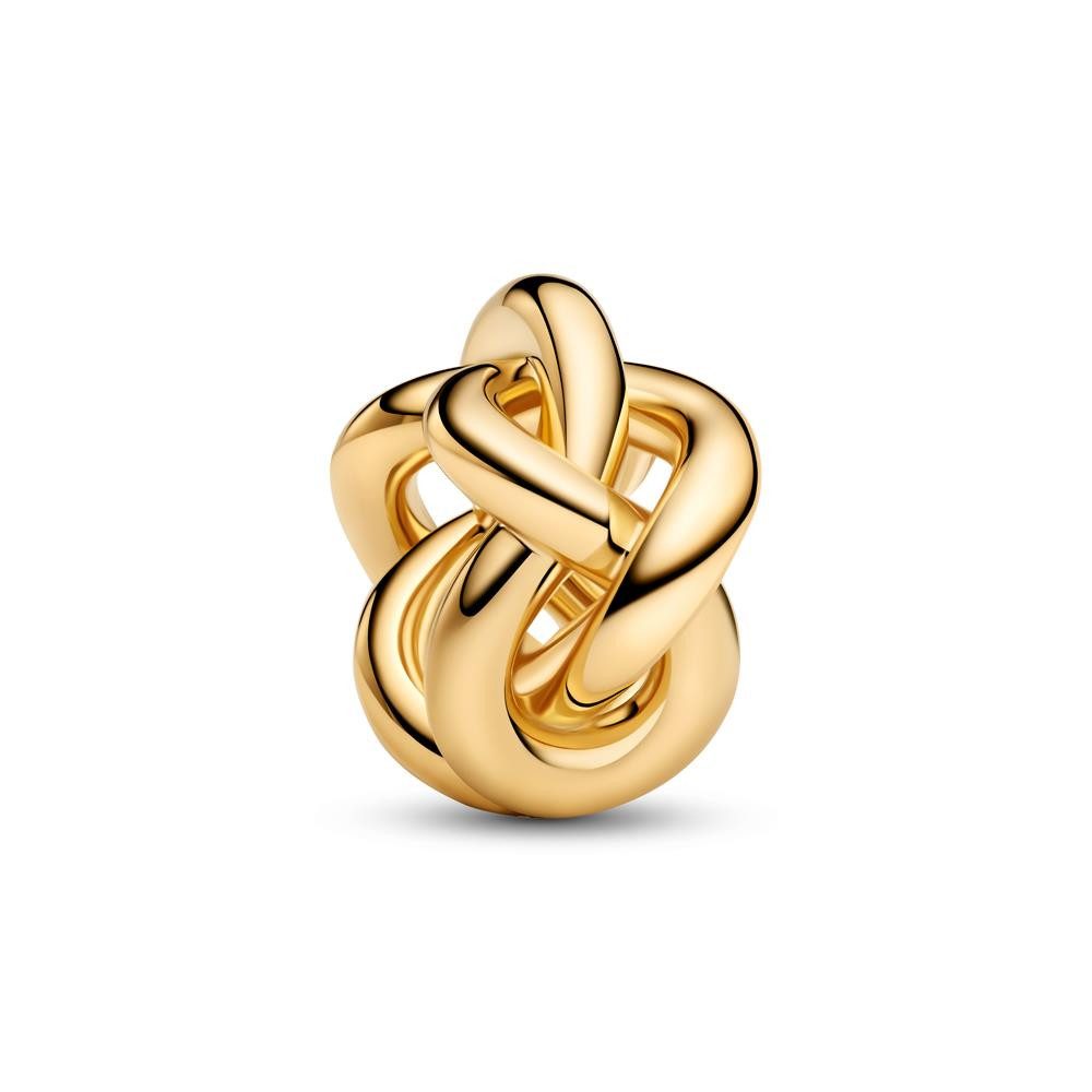 Charm-Einhänger PANDORA Slide-Charm Unendlichkeitsknoten Moments, vergoldet