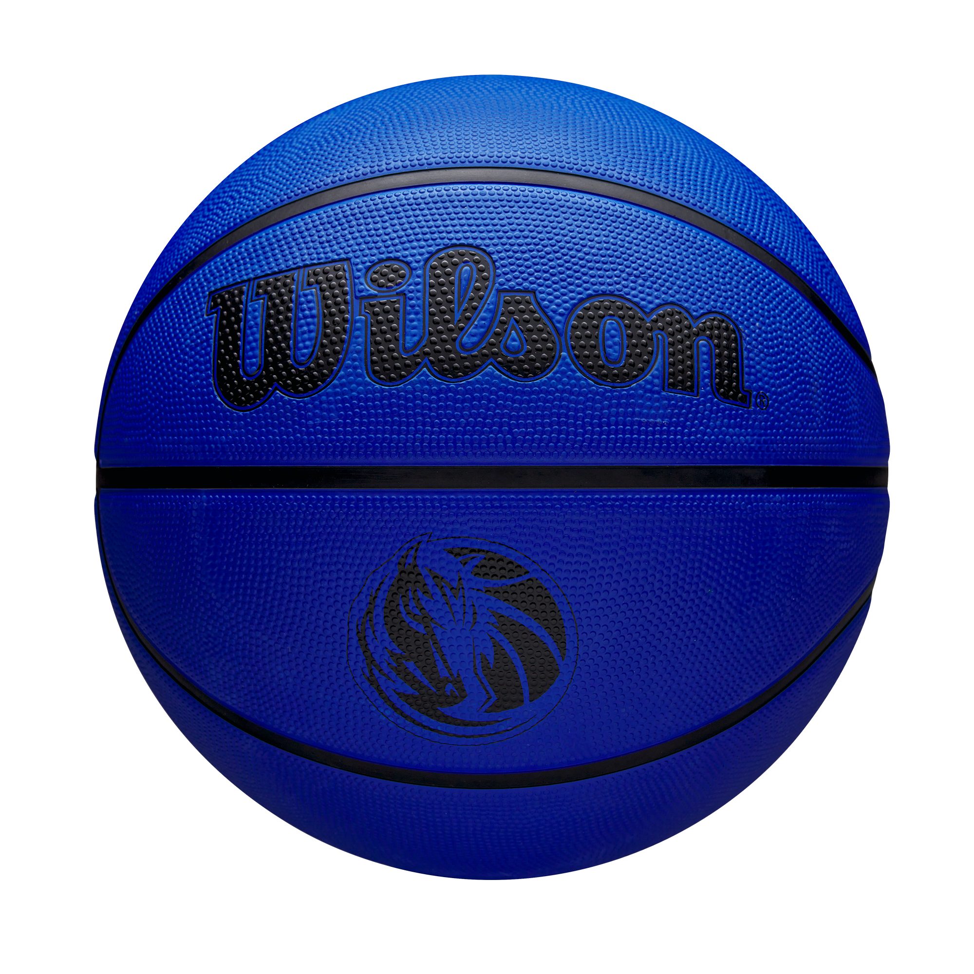 Wilson Basketball NBA TEAM TRIBUTE SOLID BSKT DALLAS, für Erwachsene, mit griffiger Haptik, aus Gummi, robust