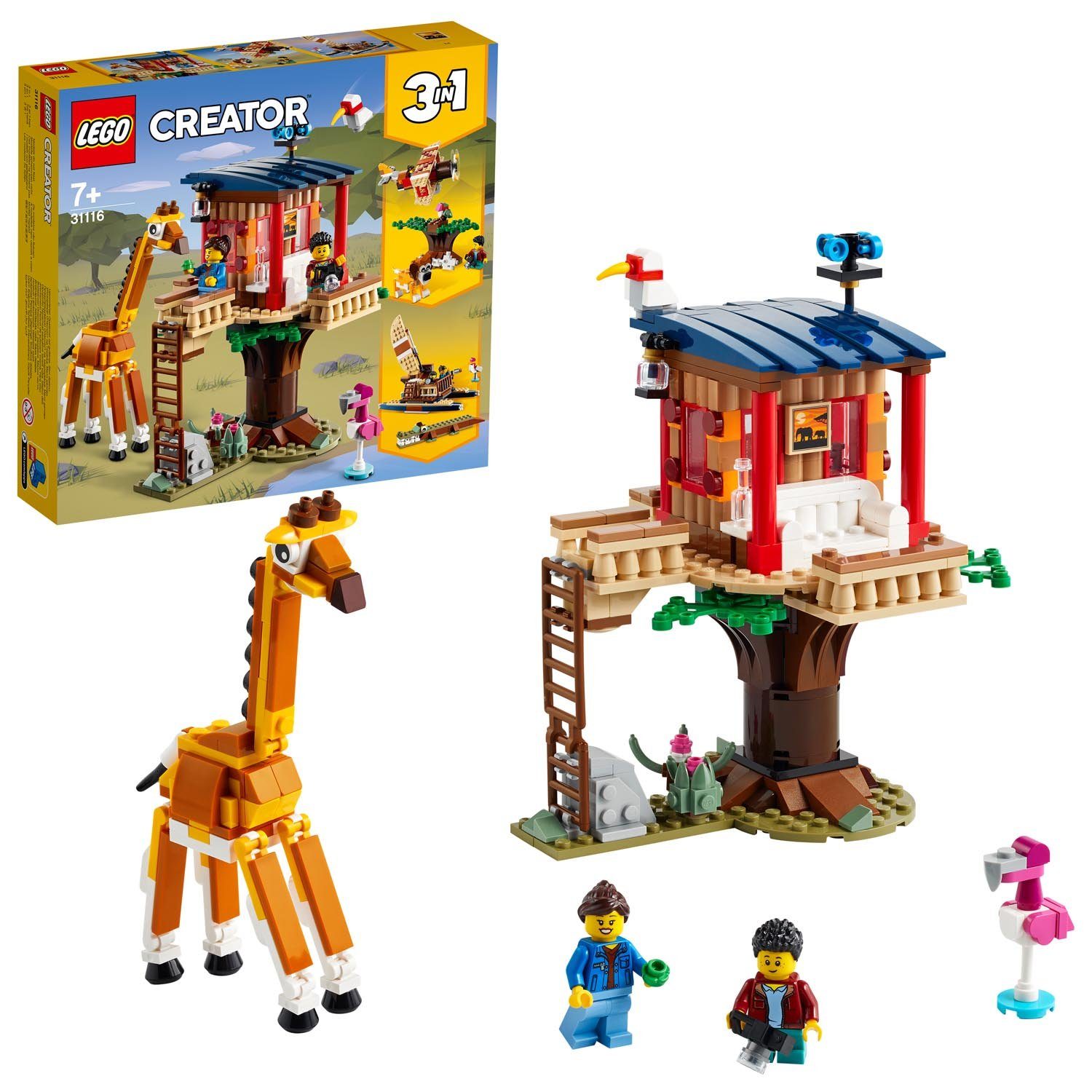 LEGO Creator 31116 - Safari-Baumhaus Konstruktions-Spielset