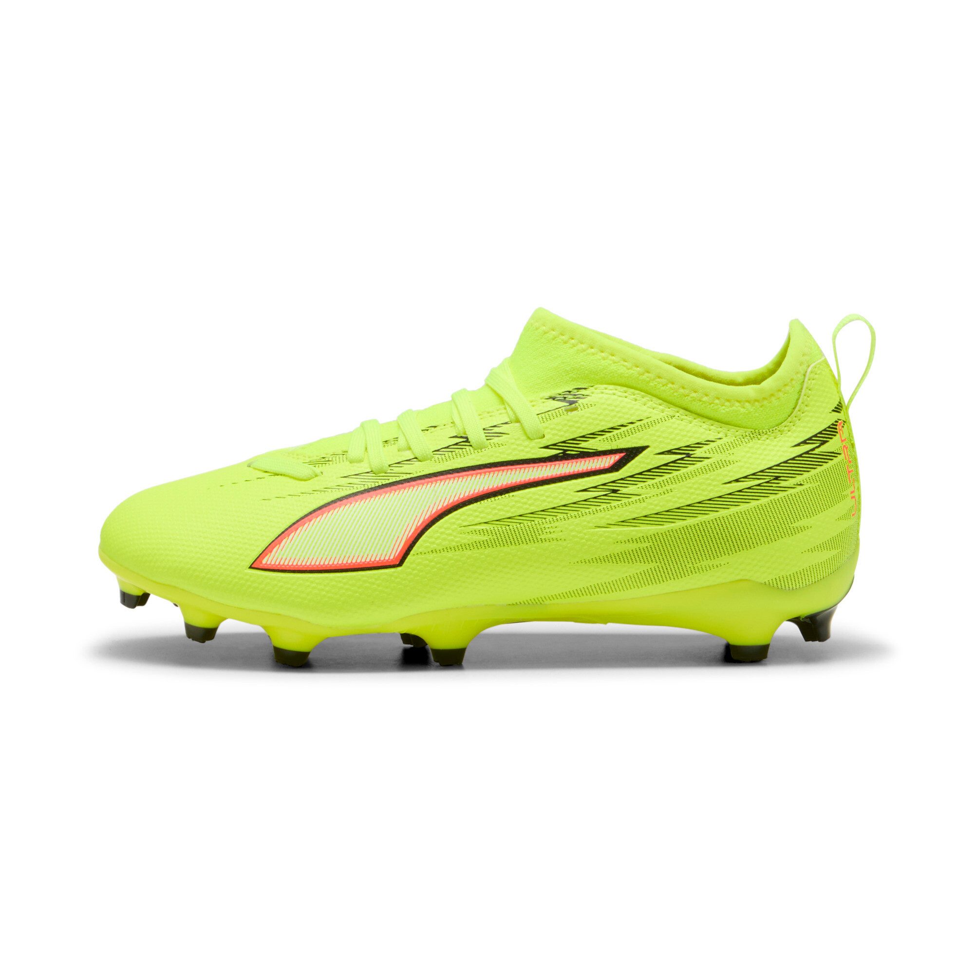 PUMA ULTRA 6 MATCH FG/AG JR Fußballschuh mit Nockenprofil, für festen Halt, atmungsaktives Mesh-Obermaterial