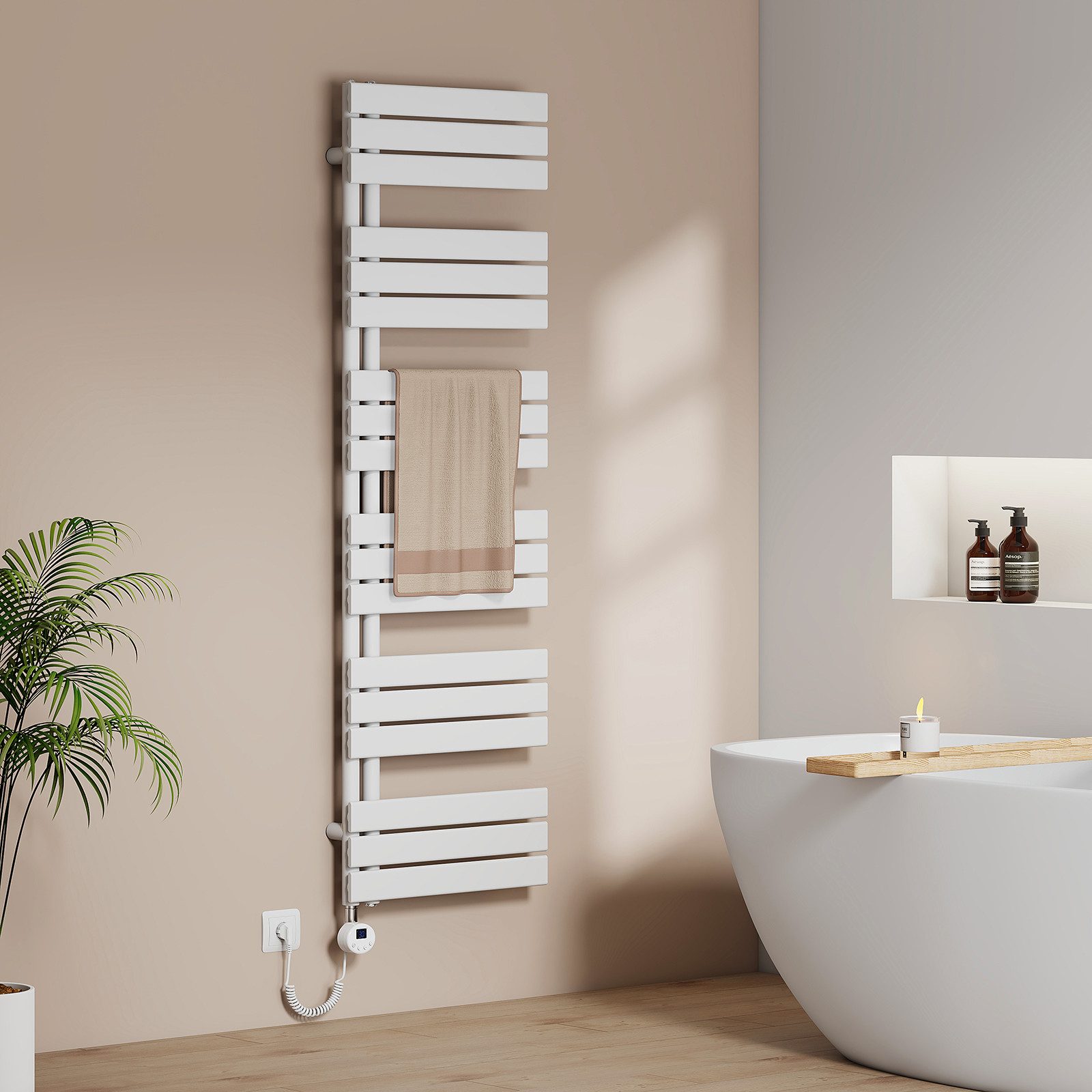 EMKE Elektrischer Badheizkörper WIFI App Steuerung Intelligenter Thermostat günstig online kaufen