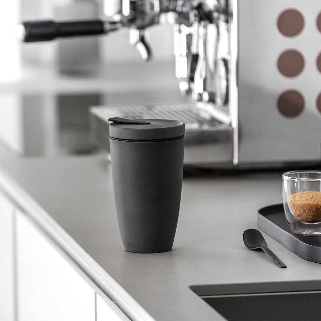 Villeroy & Boch Coffee-to-go-Becher Coffee To Go Becher Manufacture Rock -GK, 1-tlg., Porzellan, Premium Porcelain, Made in Germany