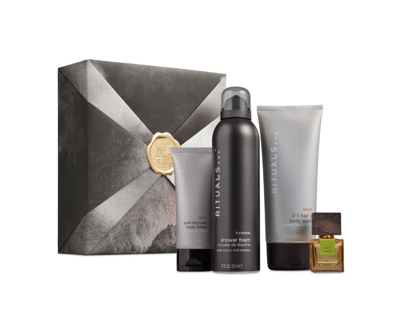 Medium, 4-tlg. Rituals Set Pflege-Geschenkset Homme