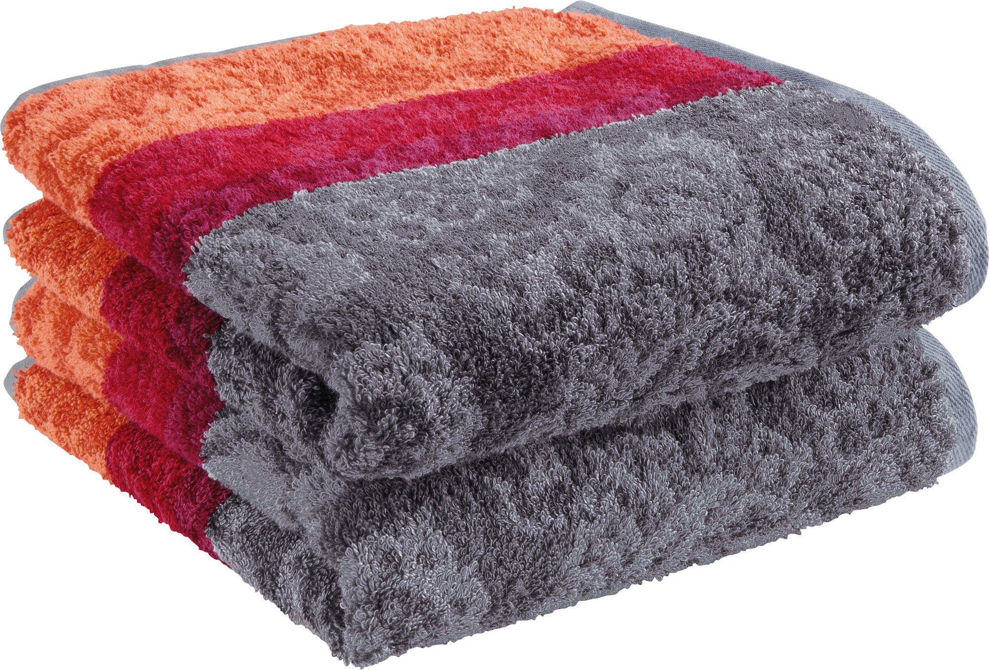Erwin Müller Duschtuch Duschtuch "Paisley" 2er-Pack, Frottier/Jacquard, Walk-Frottier Paisley/Ornamente