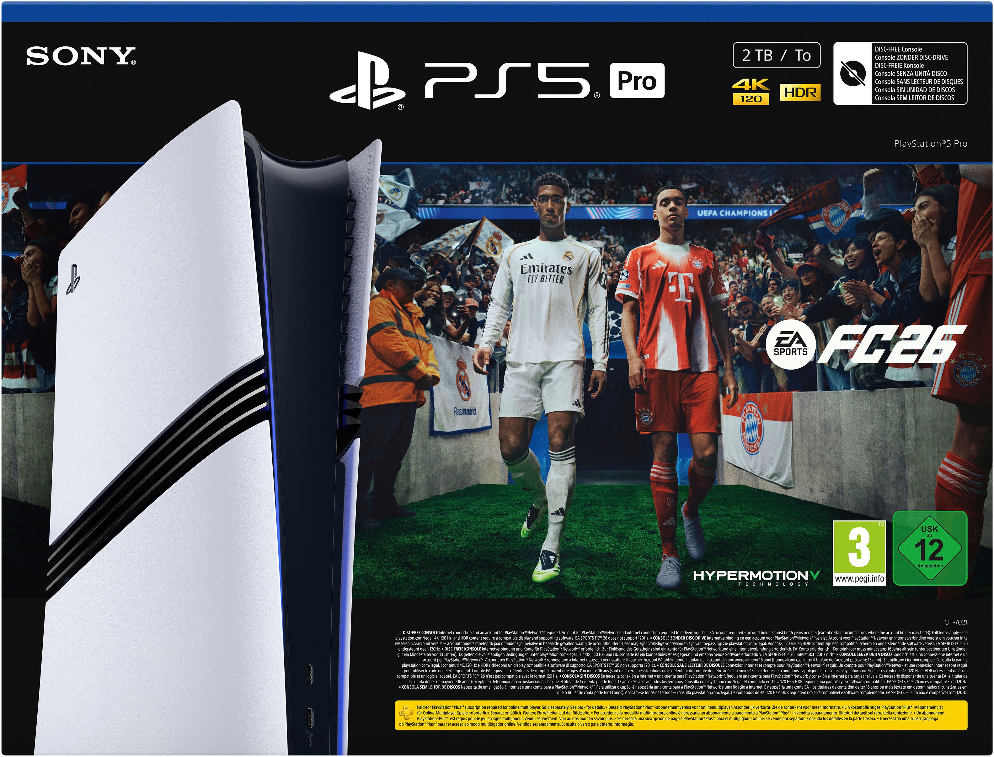 PlayStation 5 PlayStation 5 Pro 2TB – EA SPORTS FC 26 Bundle 2TB