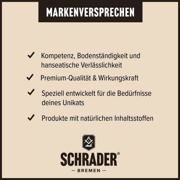 Schrader Reinigungsbürste S1400201, Tiegelbürste - Plastikfrei - mit Borsten aus Naturhaar -, für Leder, Kunstleder und Textilien - Made in Germany