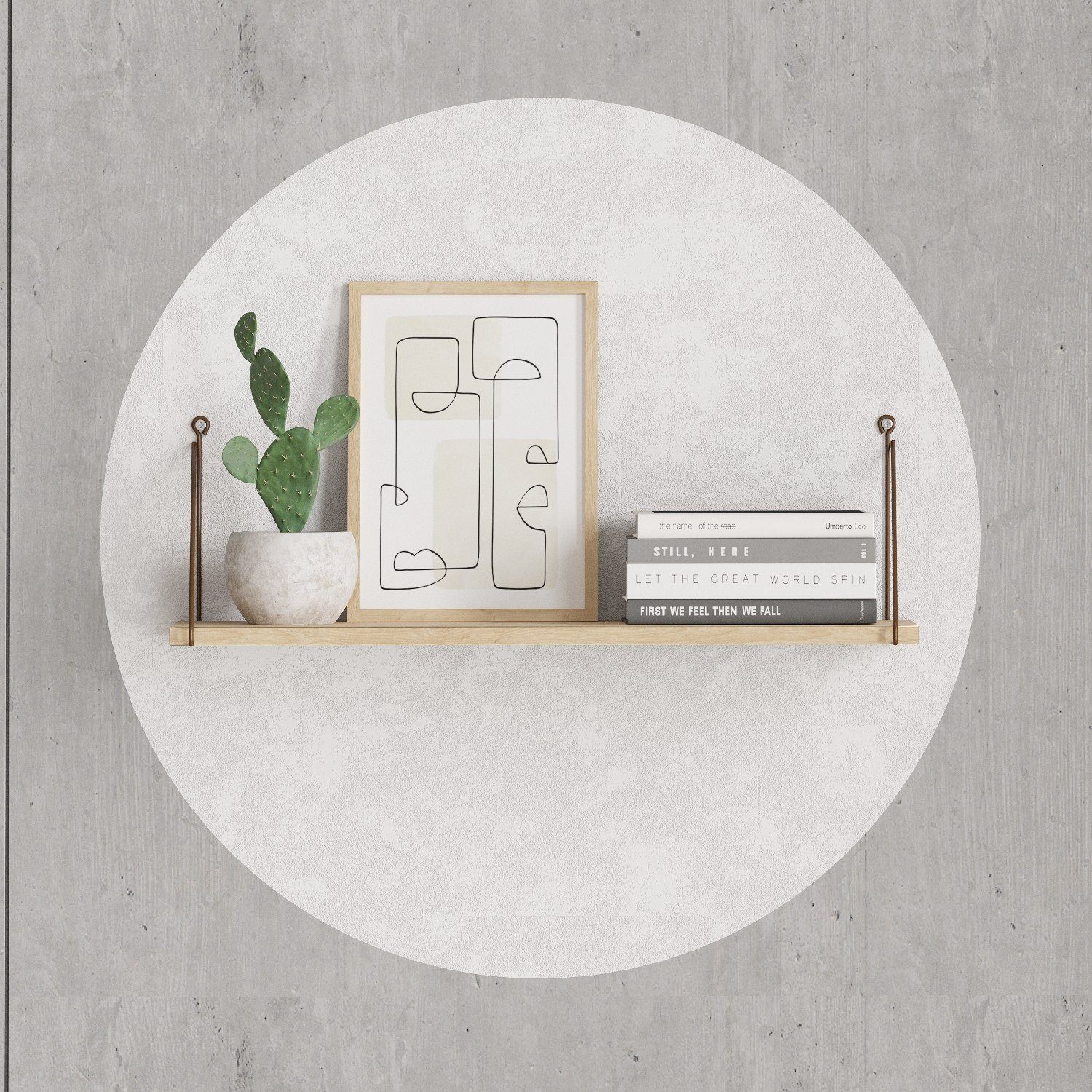 Skye Decor Wandregal 100% MELAMINE COATED PARTICLE BOARD, 20 cm x 20 cm x 72 cm M1610