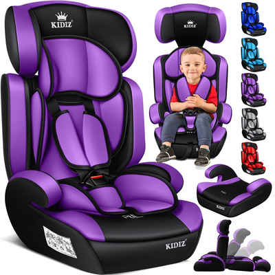 KIDIZ Autokindersitz, bis: 36 kg, Autositz 9-36 kg Gruppe 1+2+3 Kinderautositz Stabil und Sicher Sitzschale Kindersitz