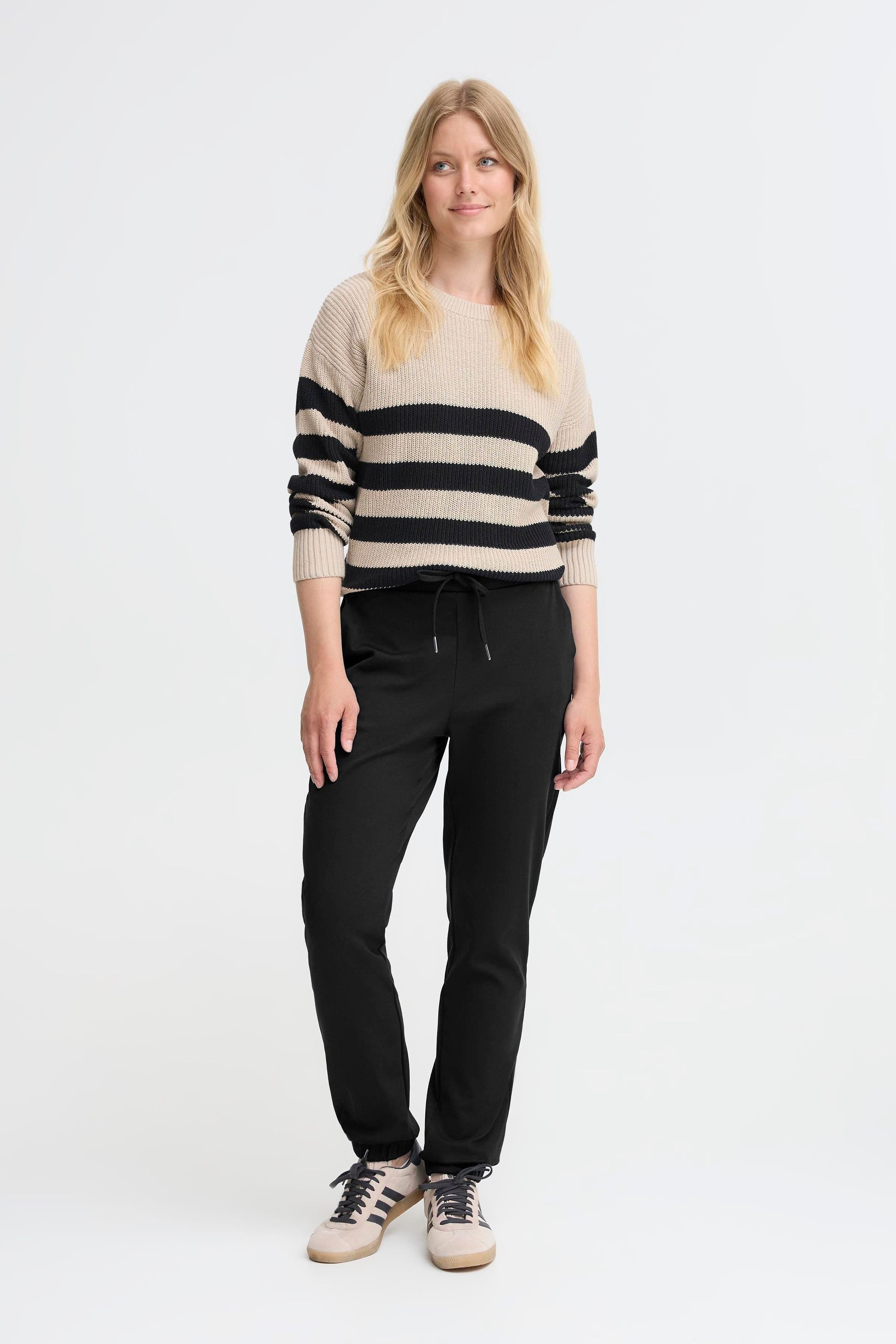 OXMO Chinohose OXHenna Jogger Pant mit elastischem Bund und Kordeln - Regular Fit