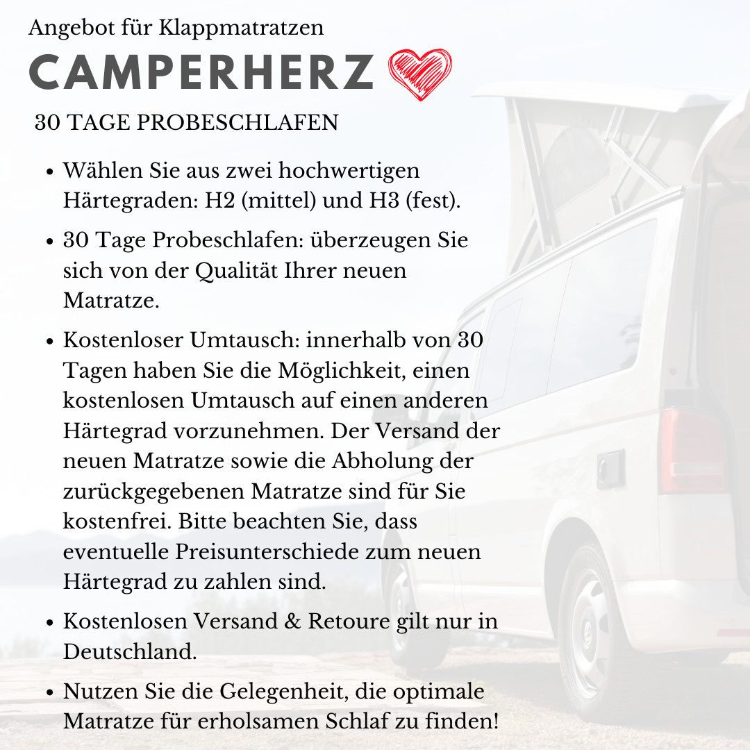 Klappmatratze für VW T5 T6 T6.1 günstig online kaufen