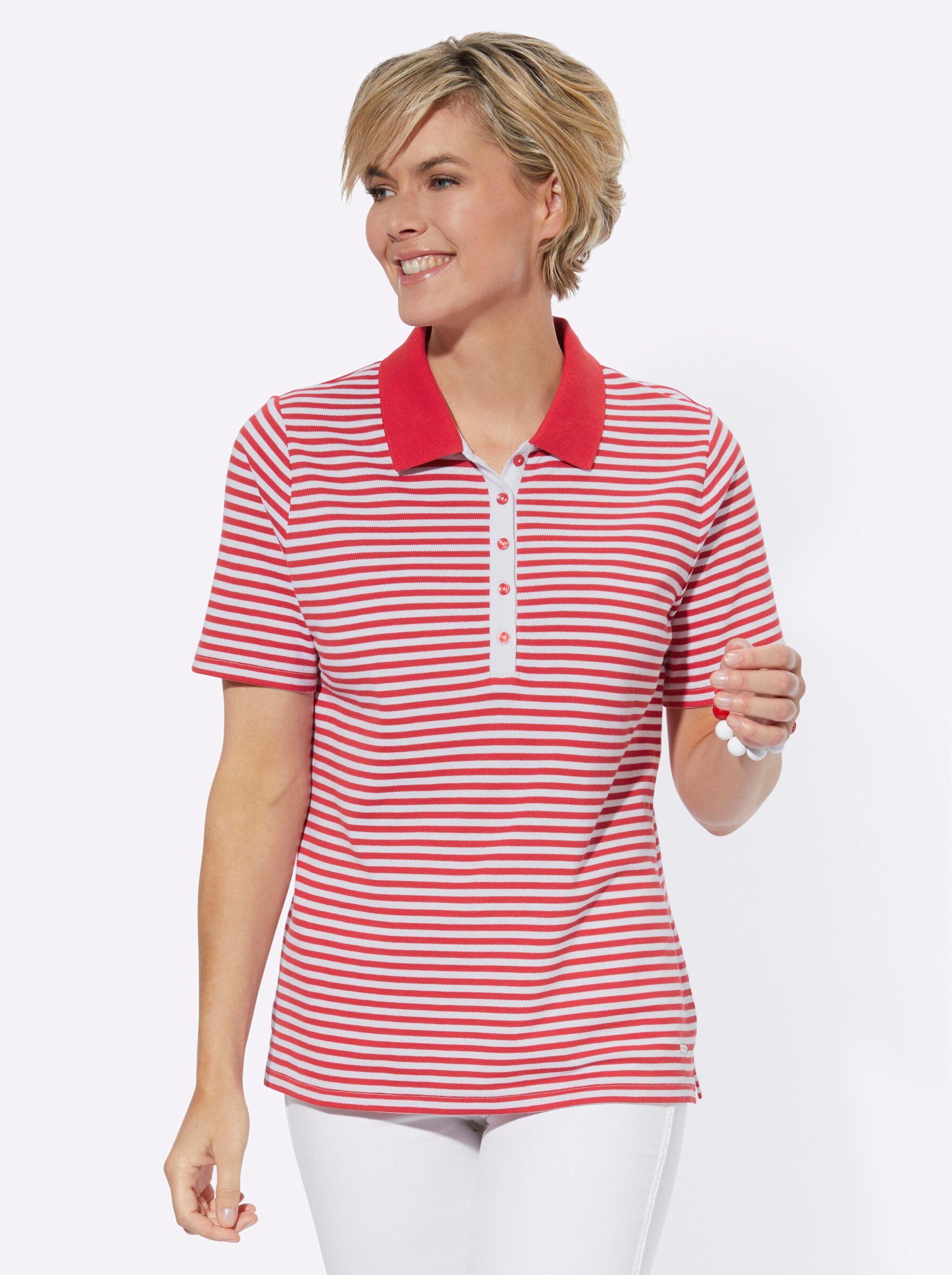 Casual Looks Poloshirt "Poloshirt", (1 tlg.) günstig online kaufen