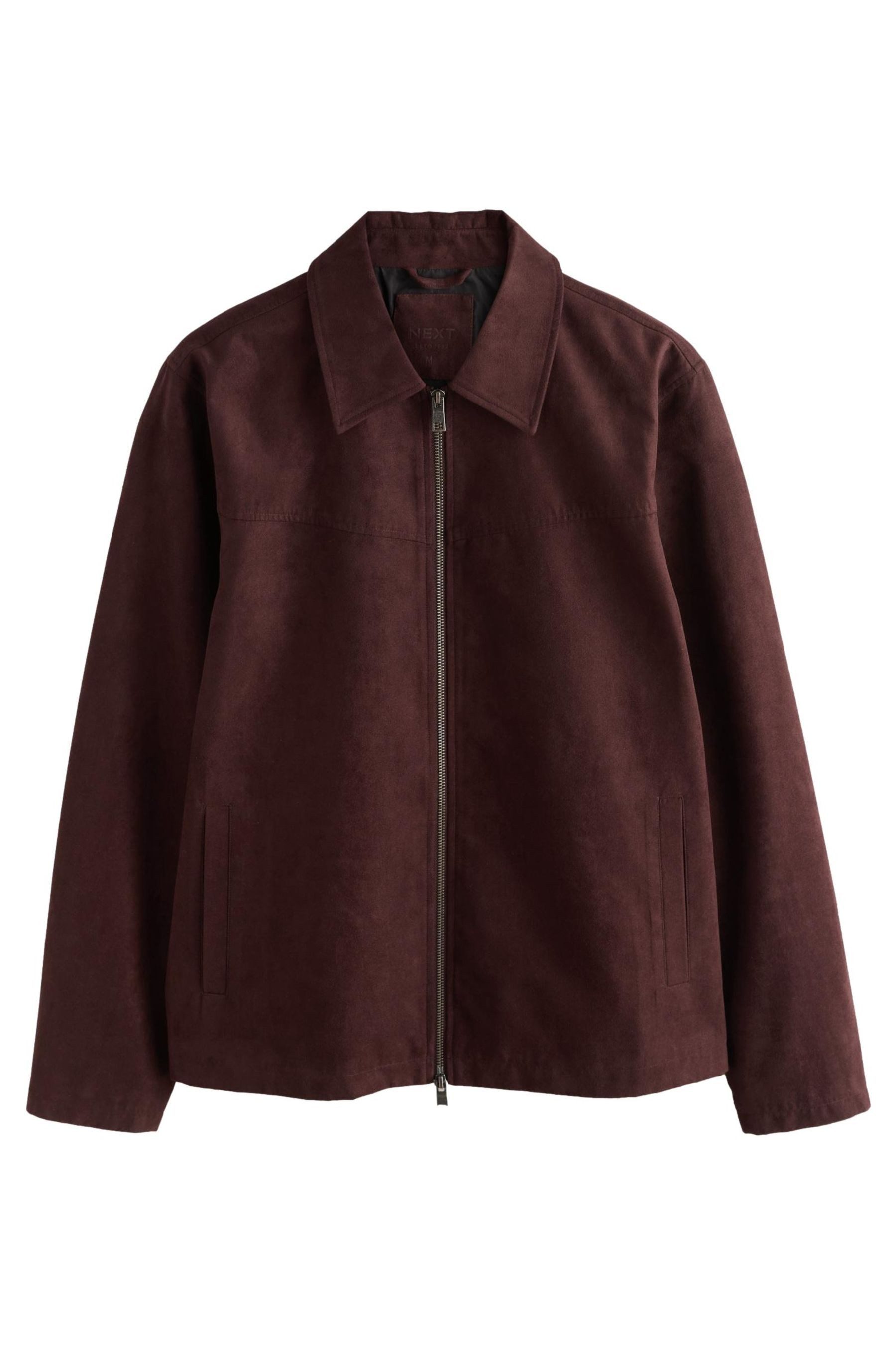 Next Hemdjacke Jacke aus Velourskunstleder (1-St)
