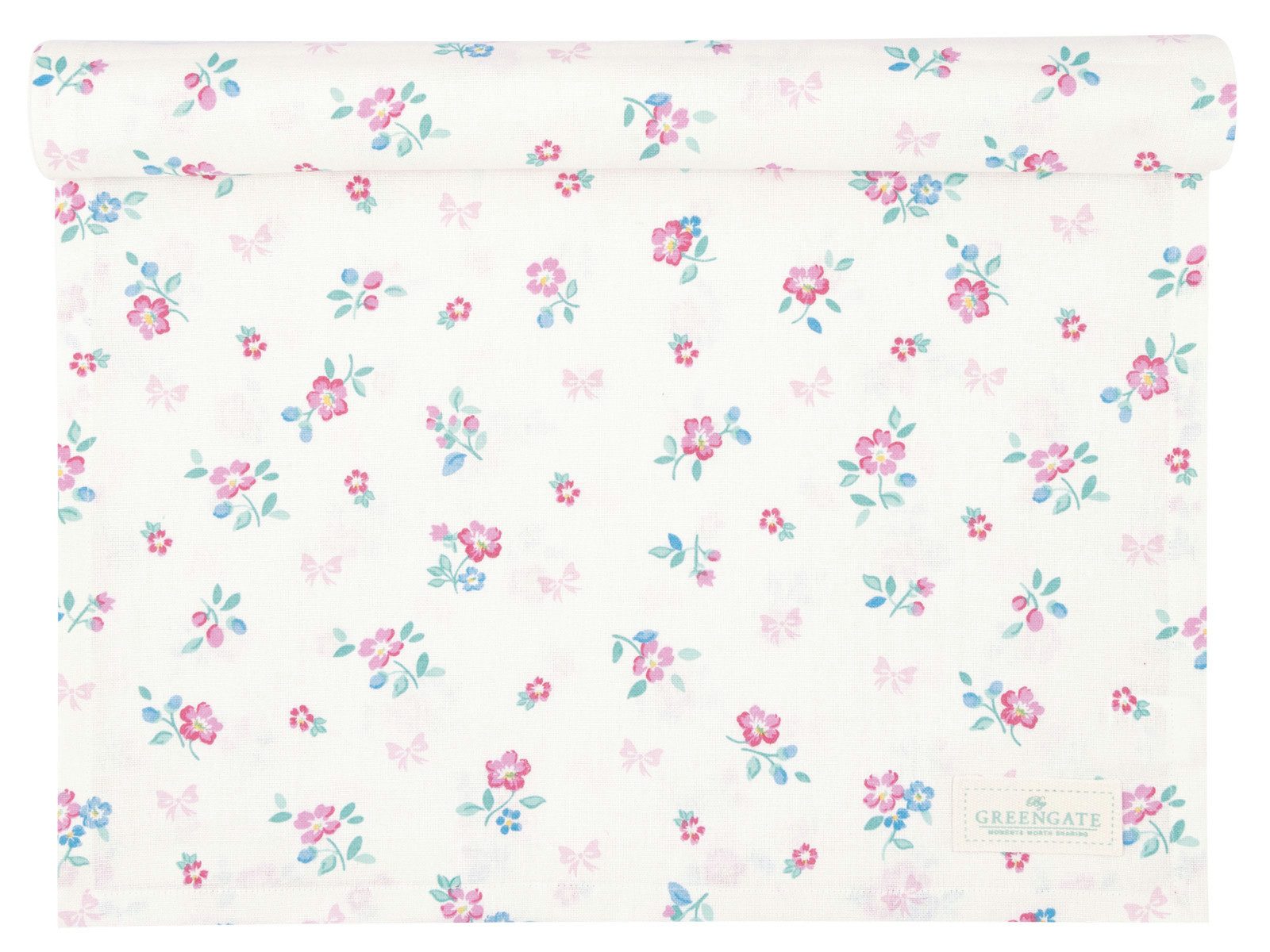 Greengate Tischdecke Athea Tischläufer white 140x45cm günstig online kaufen