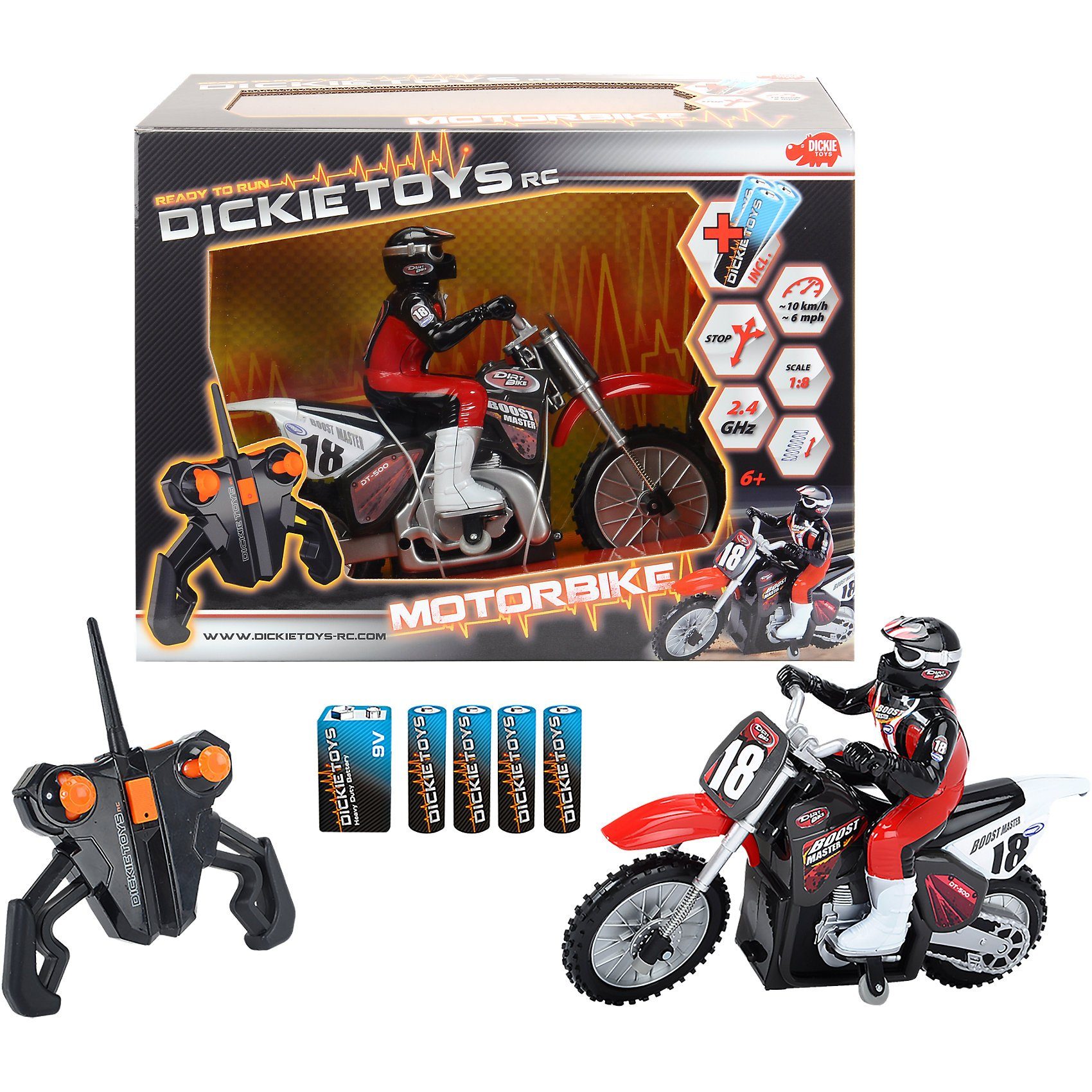 Dickie Toys RCFahrzeug Motorbike Motorrad, RTR OTTO