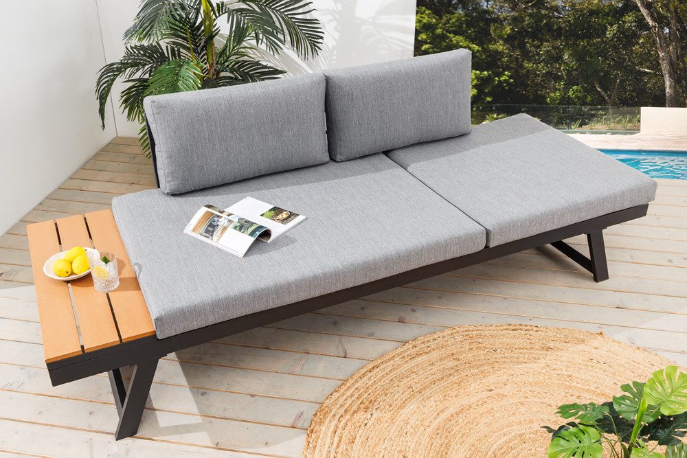 riess-ambiente Loungesofa MODULAR MIAMI 230cm grau natur anthrazit · wetter günstig online kaufen