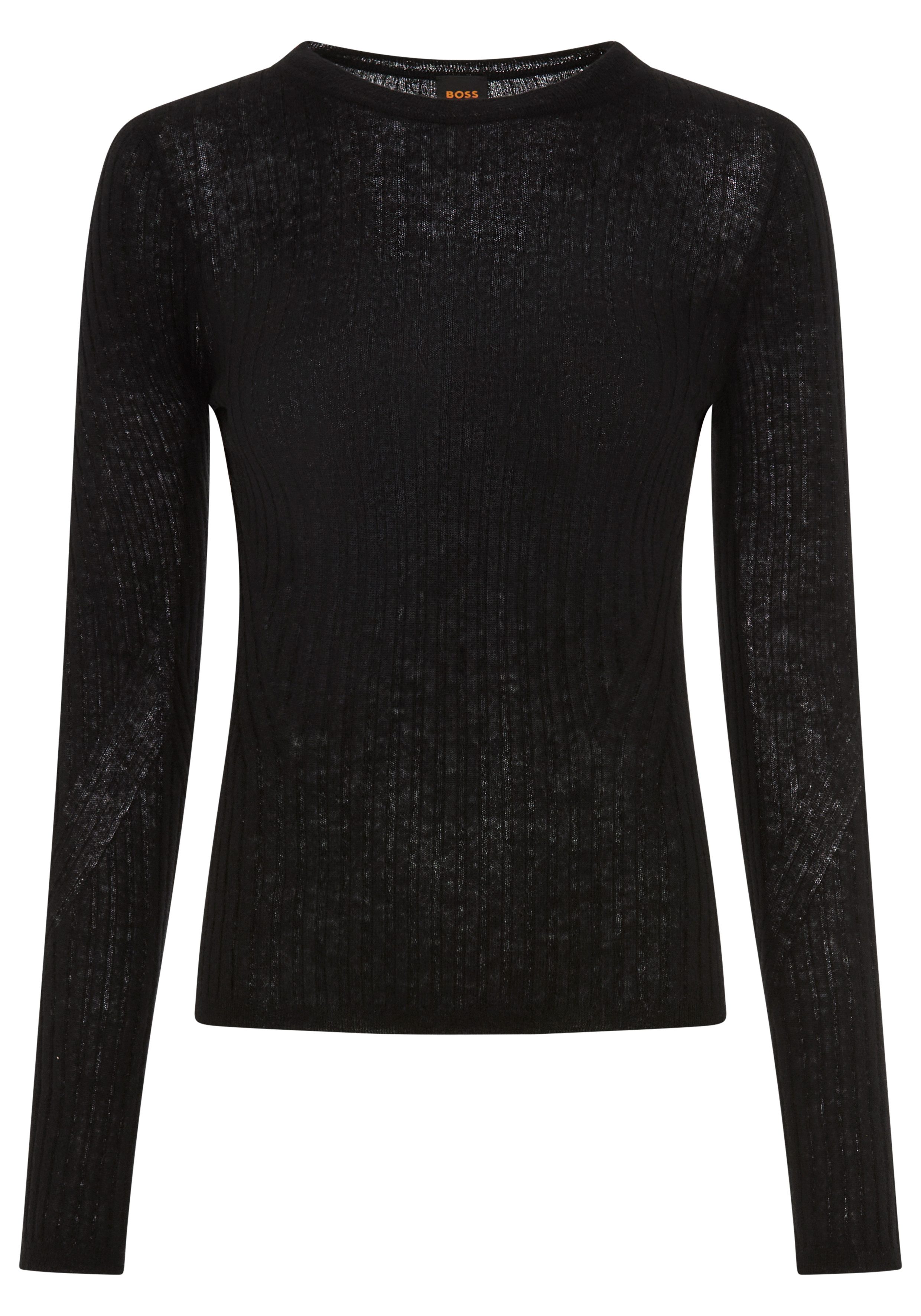 BOSS ORANGE Rundhalspullover Fennoni Premium Damenmode Schurwoll-Mix, slim günstig online kaufen