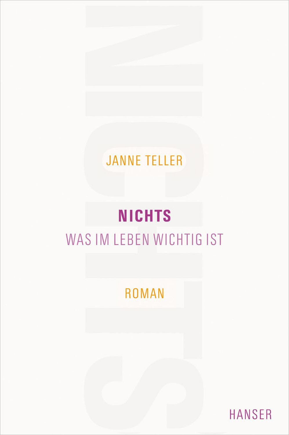 Jugendbuch Nichts Was im Leben wichtig ist. Roman Janne Teller