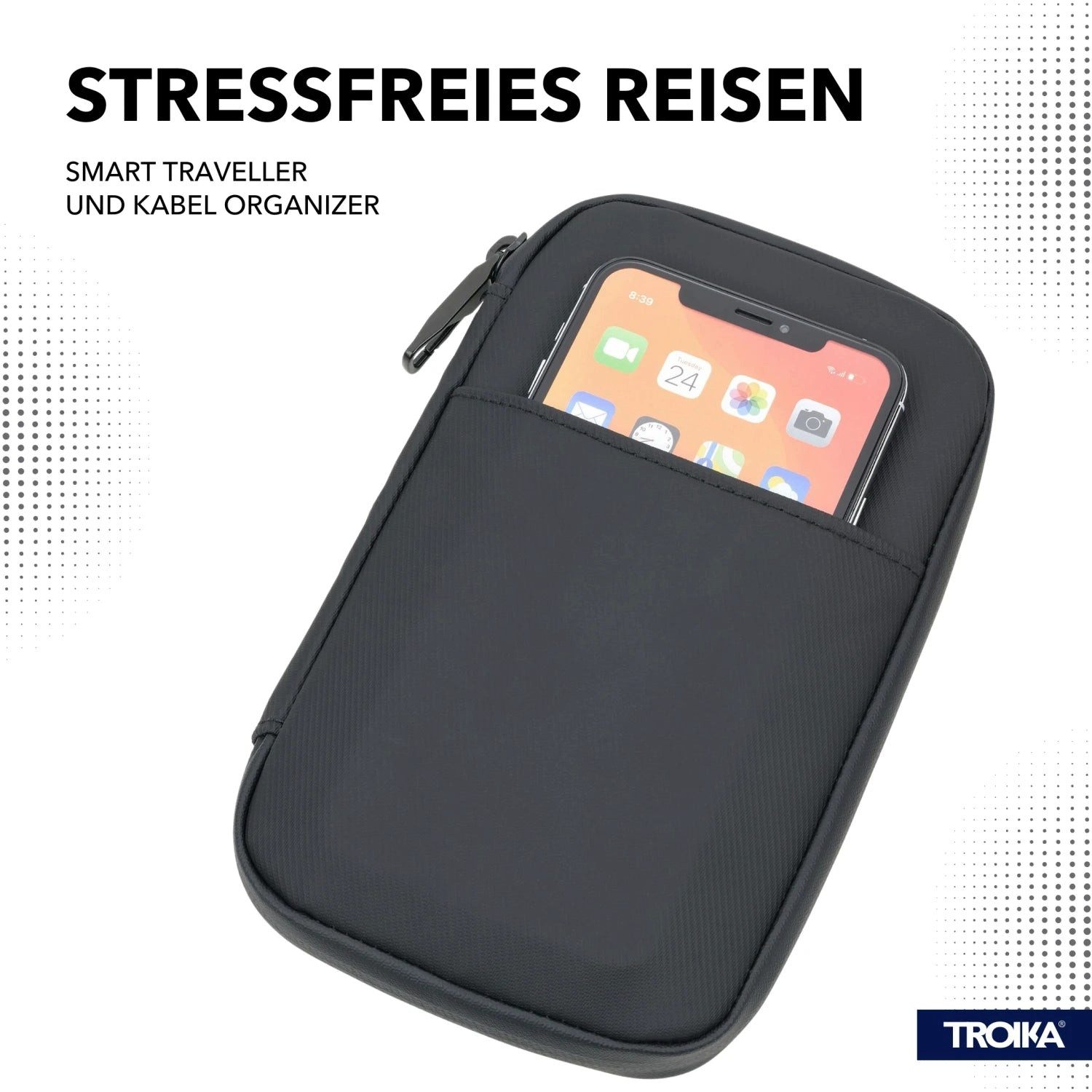 TROIKA Organizer TROIKA BLACK TECH TRAVELLER
