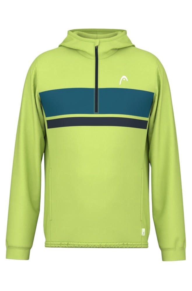 Head Kapuzenpullover Topspin Hoodie (100% Polyester) limegrün Herren