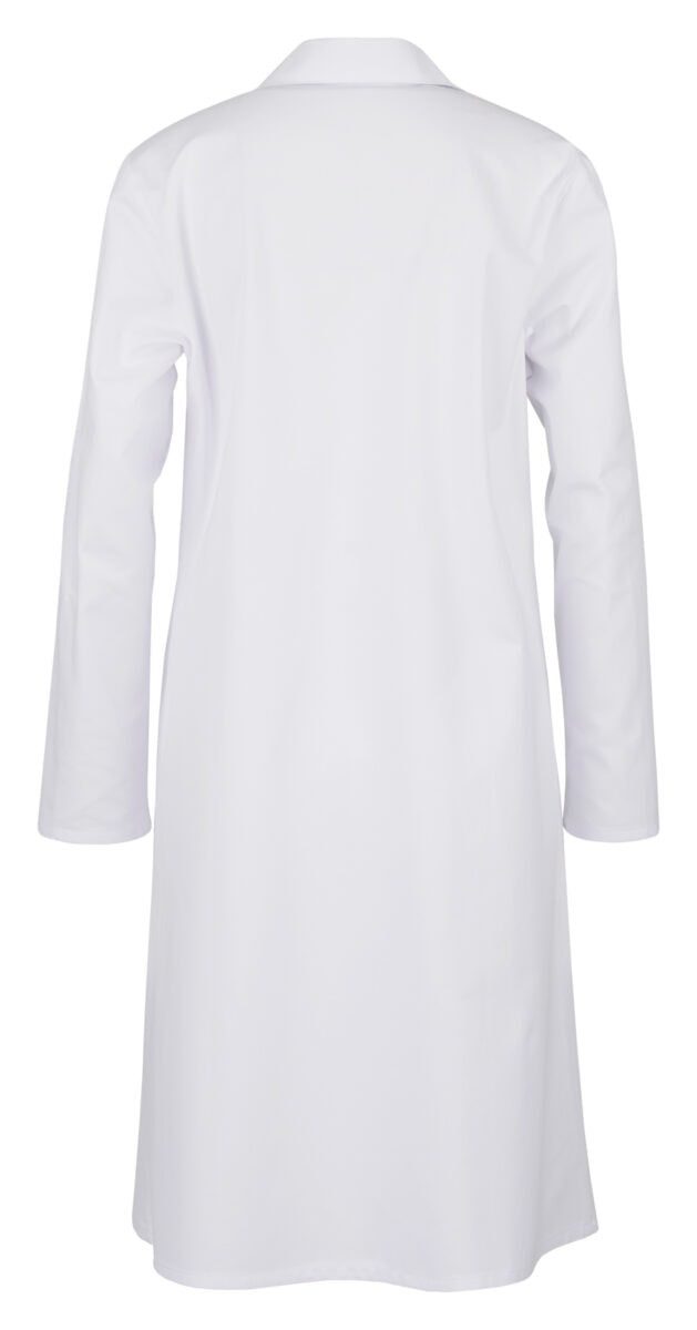 BEB Arbeitsjacke beb MEDIZIN Damen Mantel Arztkittel Langarm Revers Baumwolle Weiß