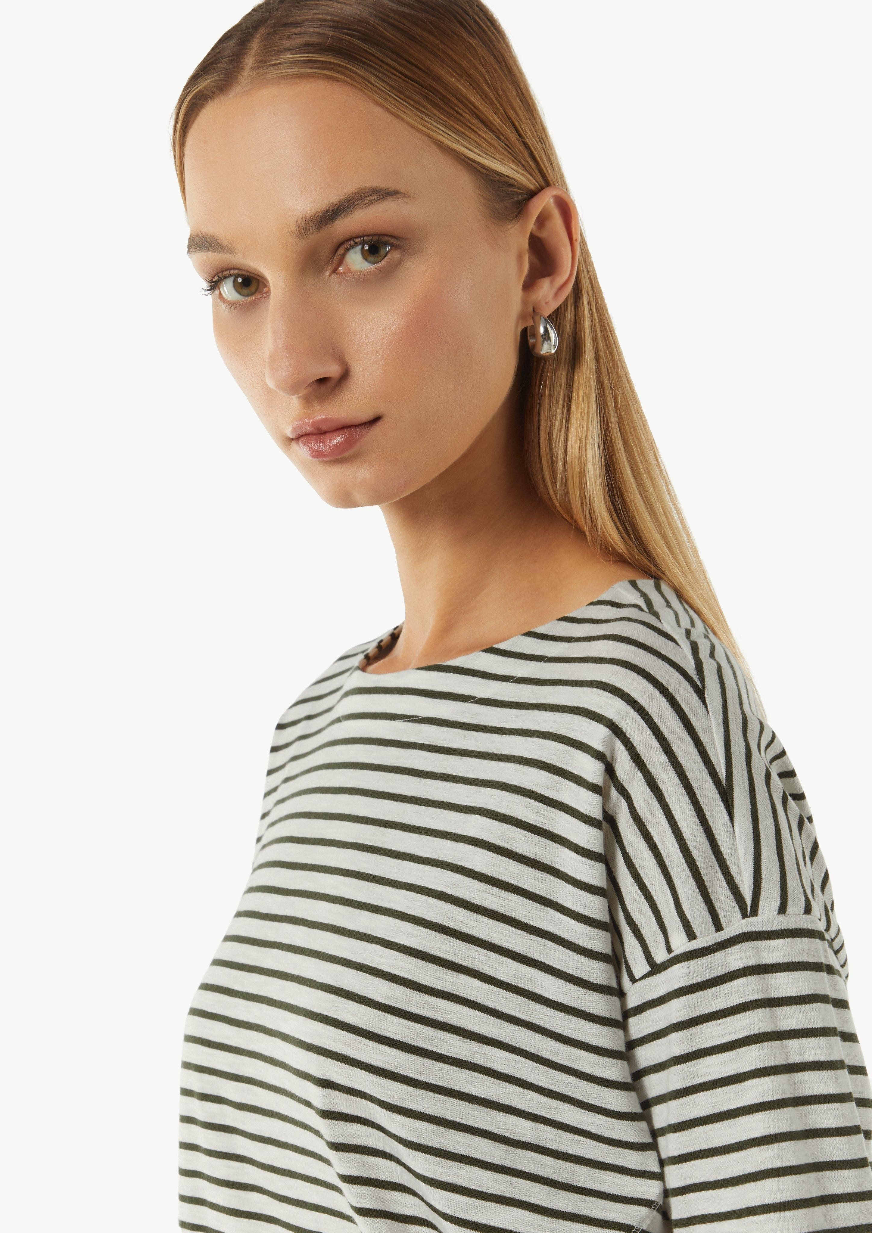 comma casual identity Kurzarmshirt Ringel-Shirt mit günstig online kaufen